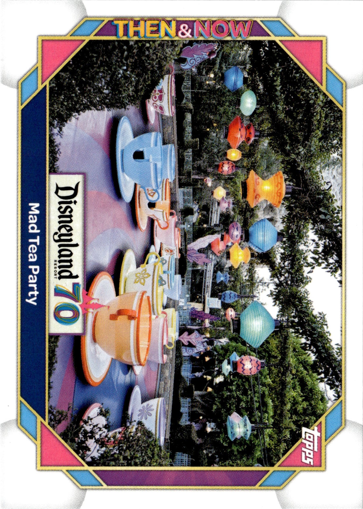 2025 Topps Disneyland 70th Mad Tea Party graded slab