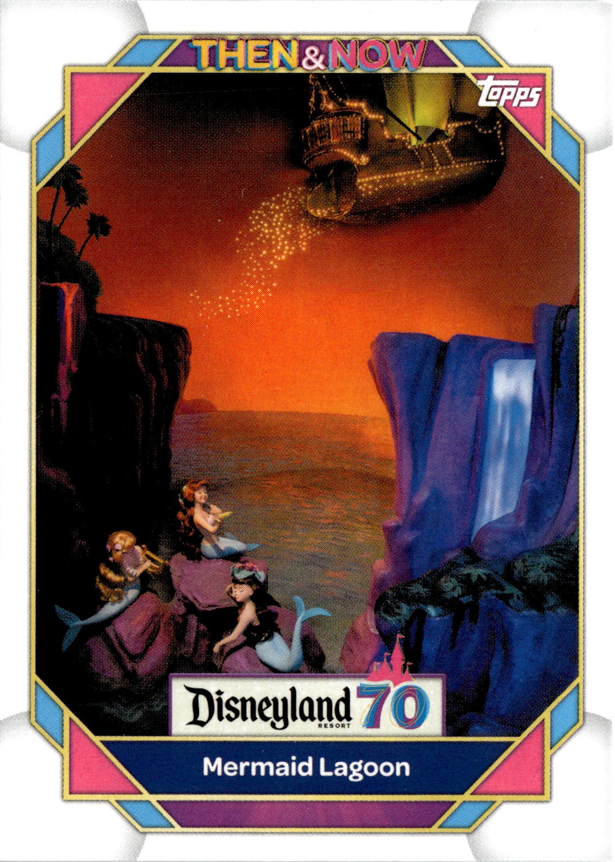 2025 Topps Disneyland 70th Mermaid Lagoon graded slab