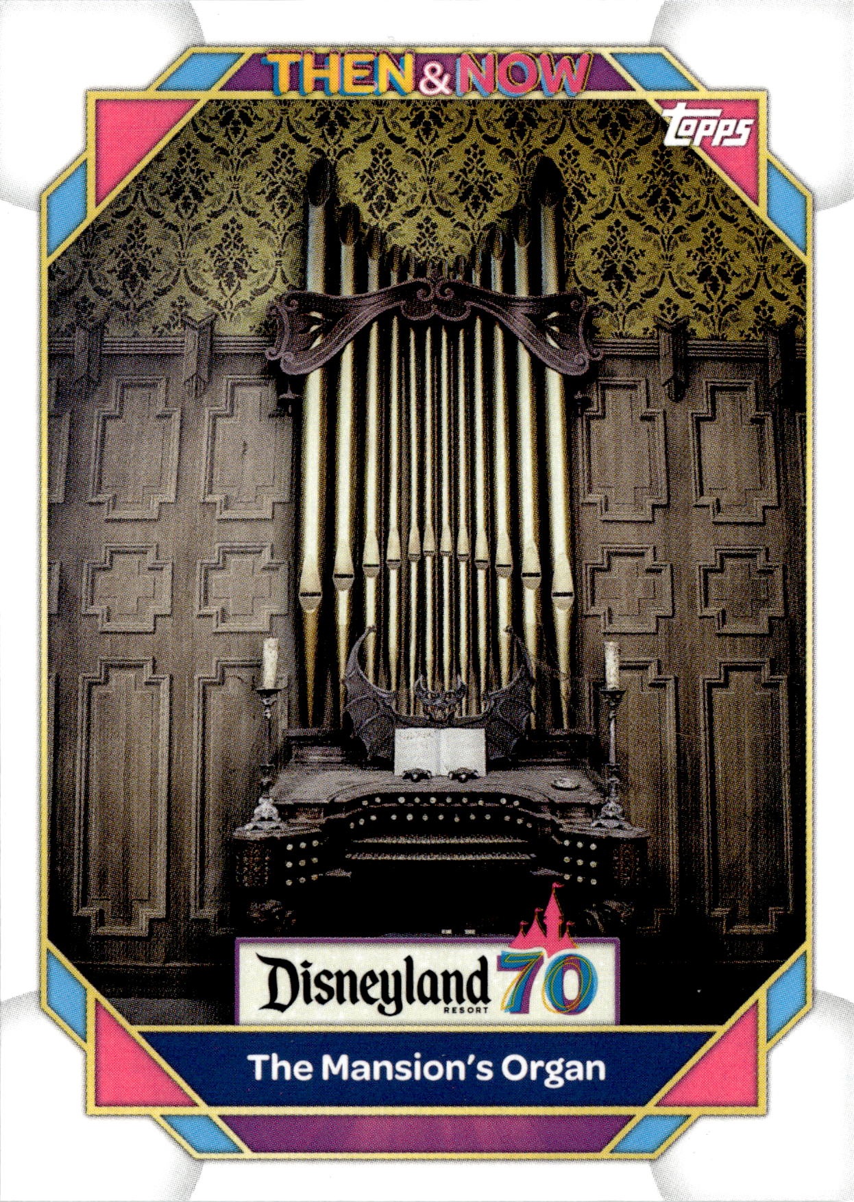 2025 Topps Disneyland 70th The Mansion'S Organ graded slab