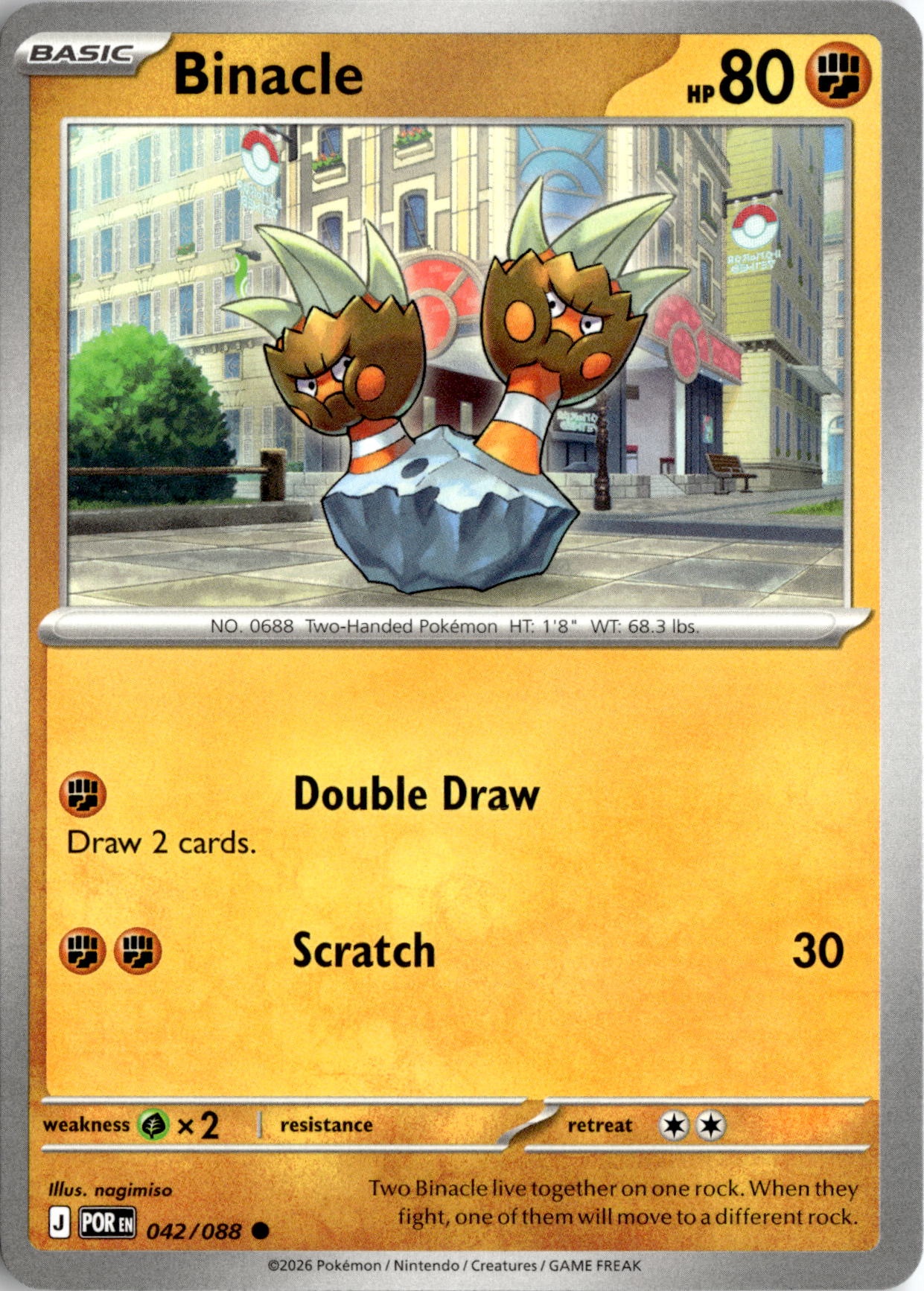 2026 Pokemon Mega Evolution Binacle graded slab