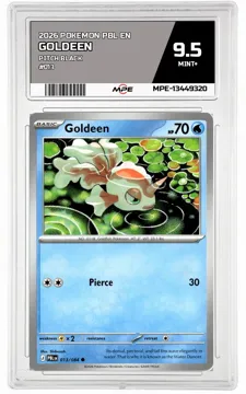 2026 POKEMON PBL EN Pitch Black #013 GOLDEEN MPE 9.5 MINT+ — graded card up for auction