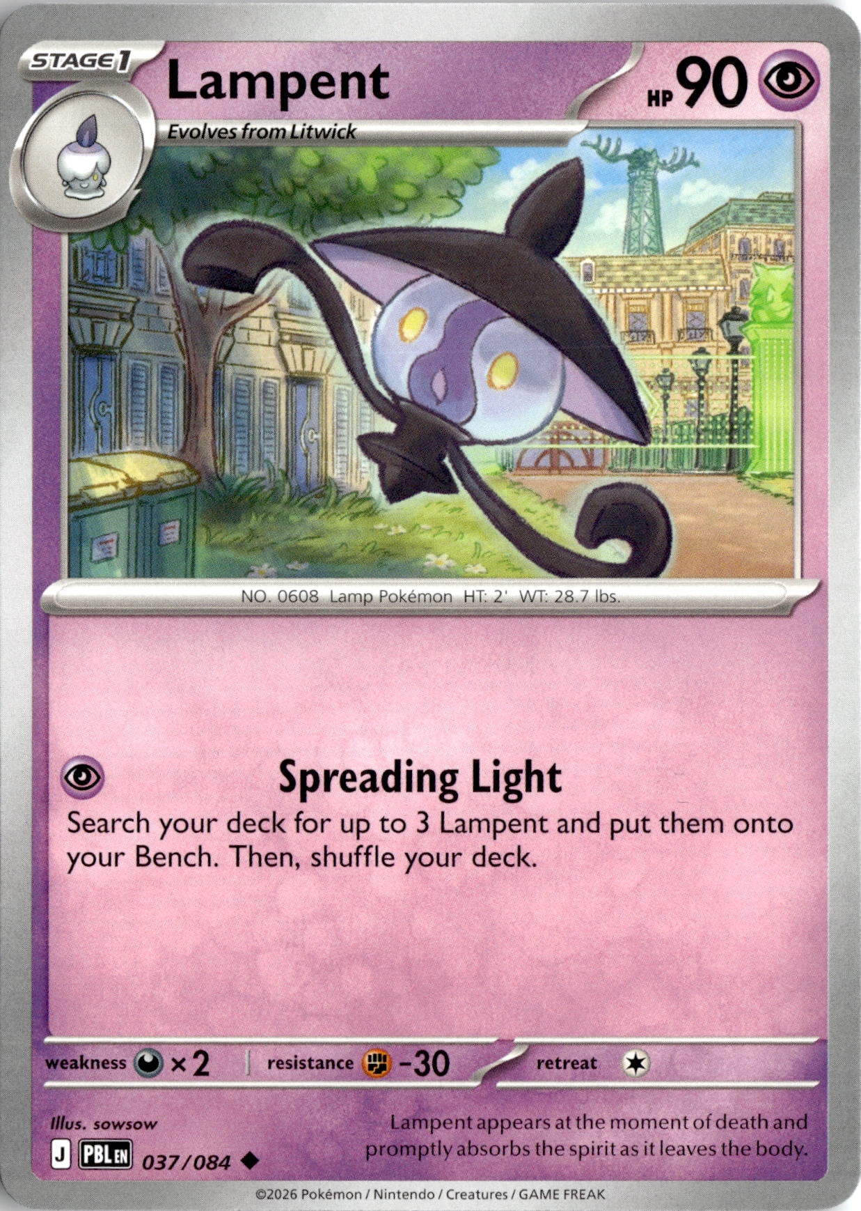 Lampent graded slab