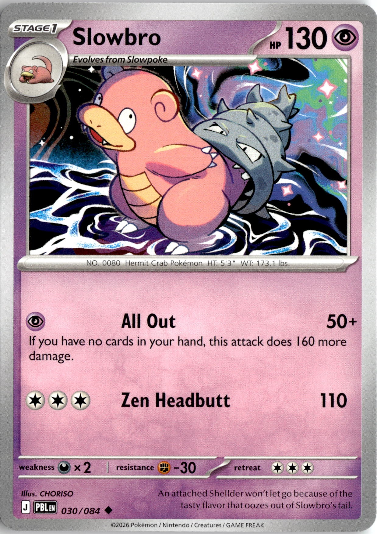 Slowbro graded slab