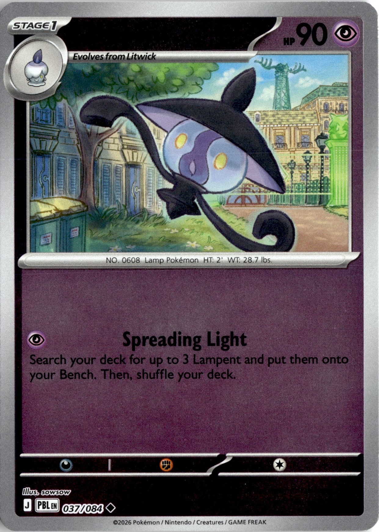 Lampent graded slab