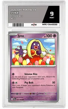 2026 POKEMON PBL EN Pitch Black #032 Jynx MPE 9 MINT — graded card up for auction