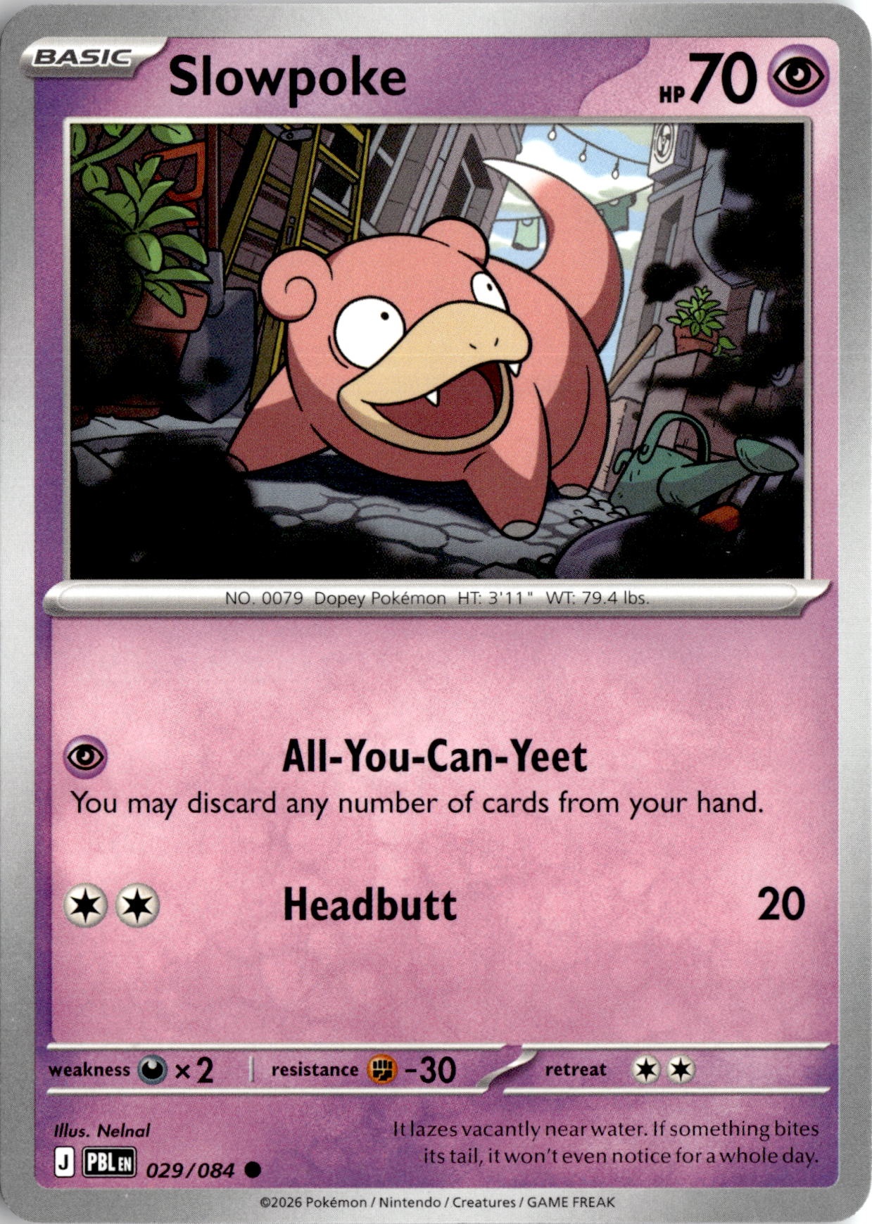 Slowpoke graded slab