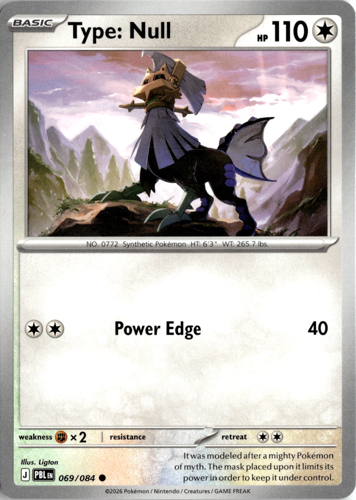 Type: Null graded slab