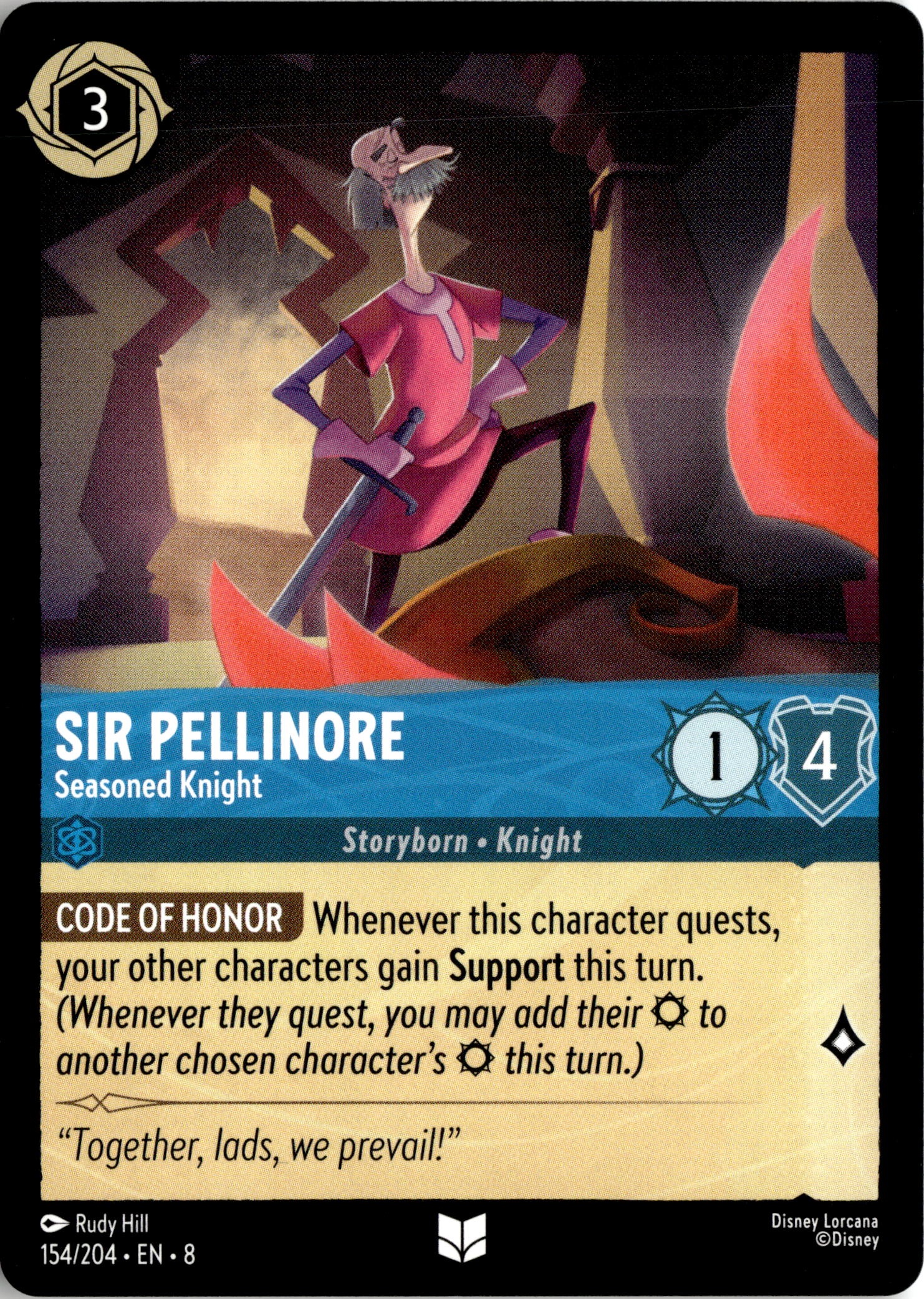 Sir Pellinore graded slab