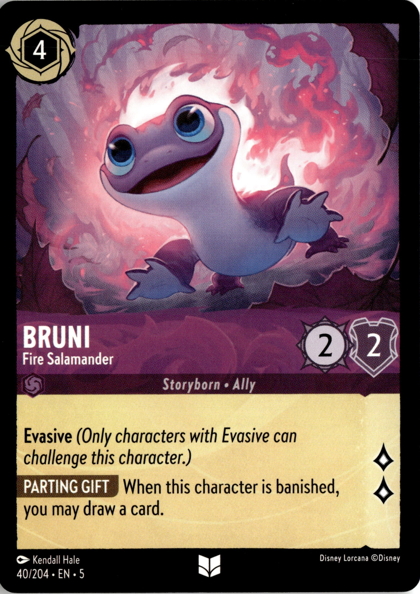2024 Disney Lorcana En 5 Bruni graded slab