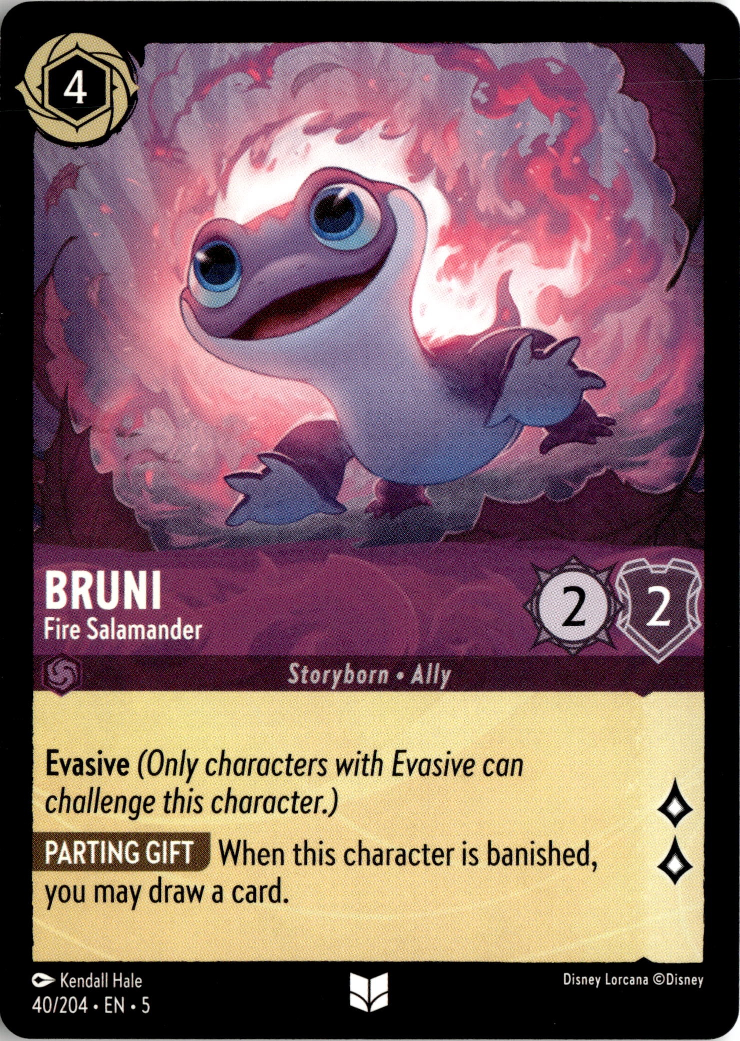 2024 Disney Lorcana En 5 Bruni graded slab