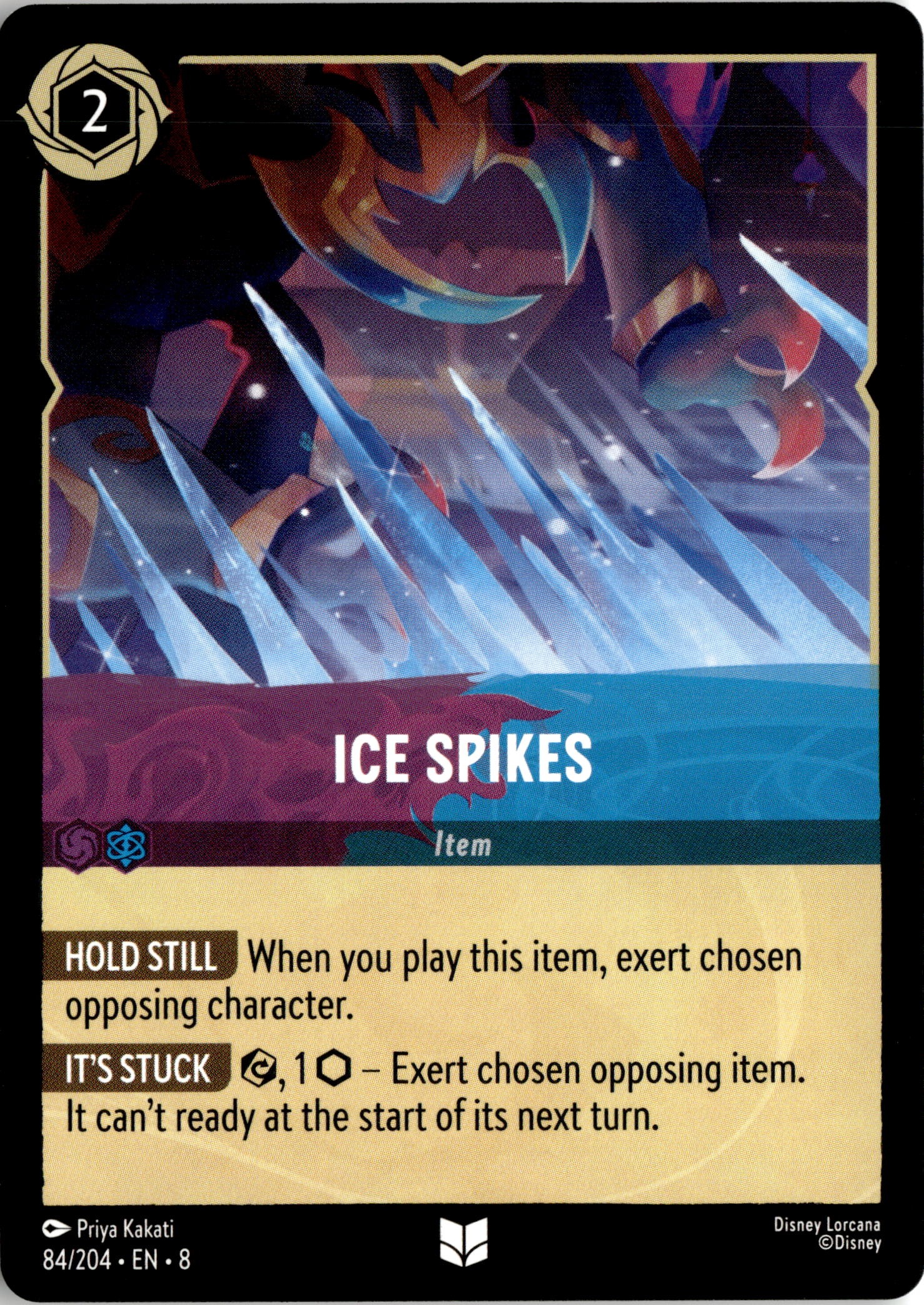 Ice Spikes graded slab