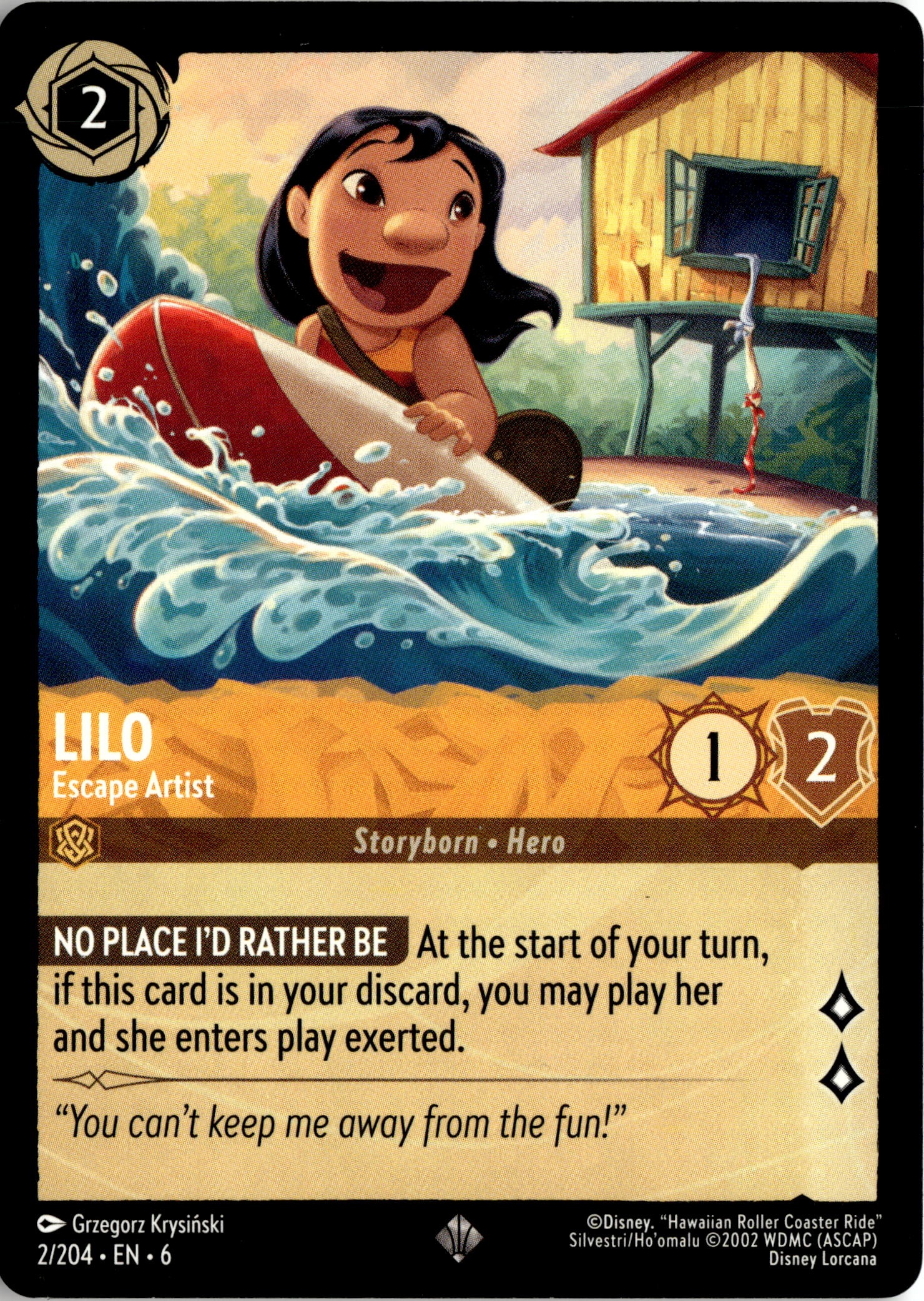 Lilo graded slab