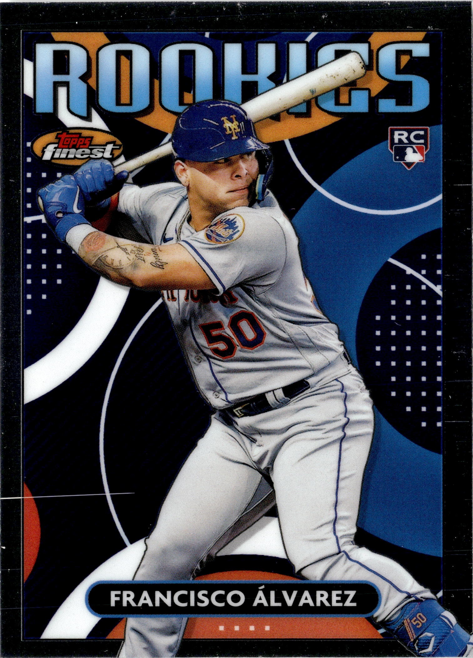 2023 Topps Finest Francisco Álvarez graded slab