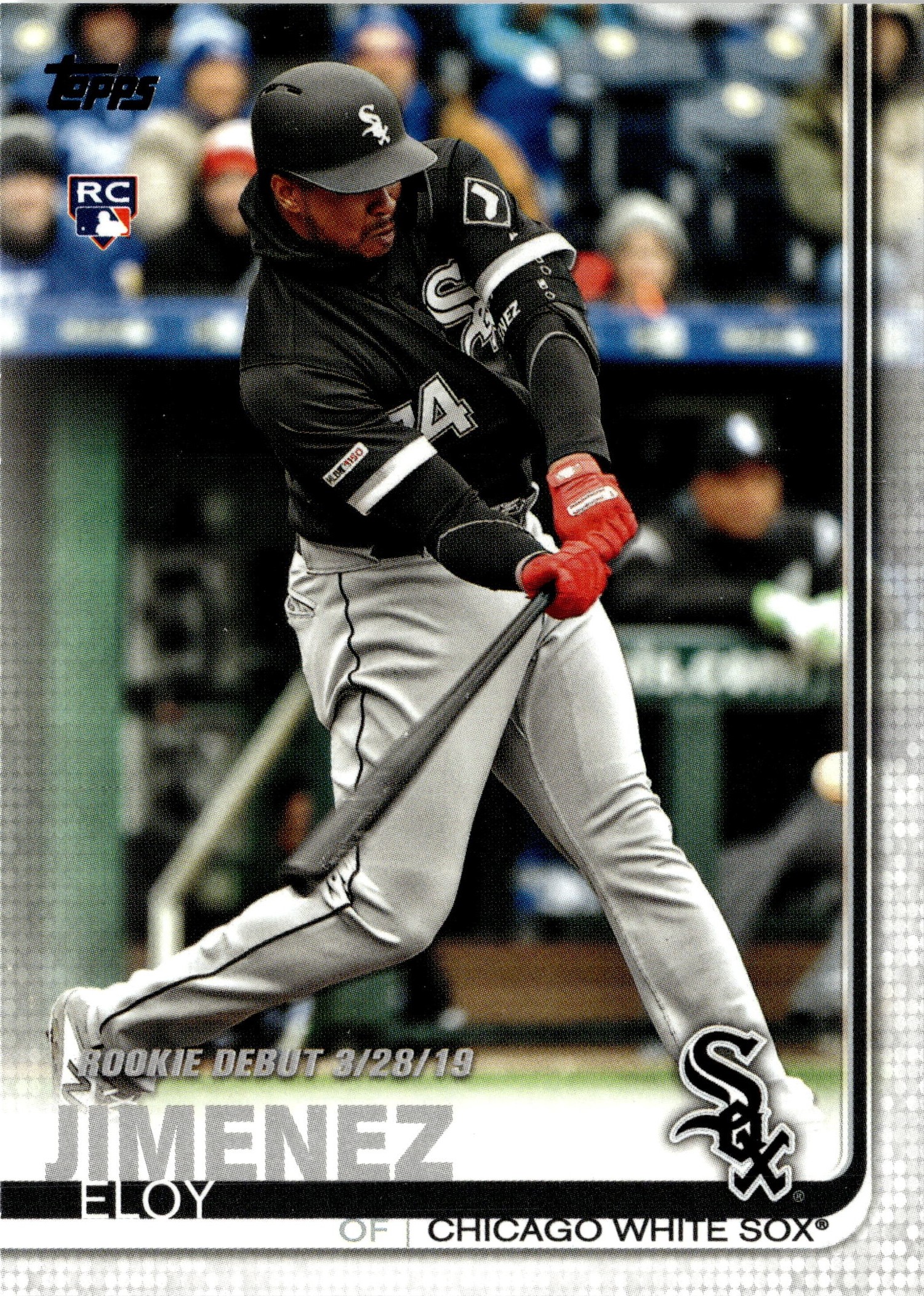 2019 Topps Update Eloy Jimenez graded slab