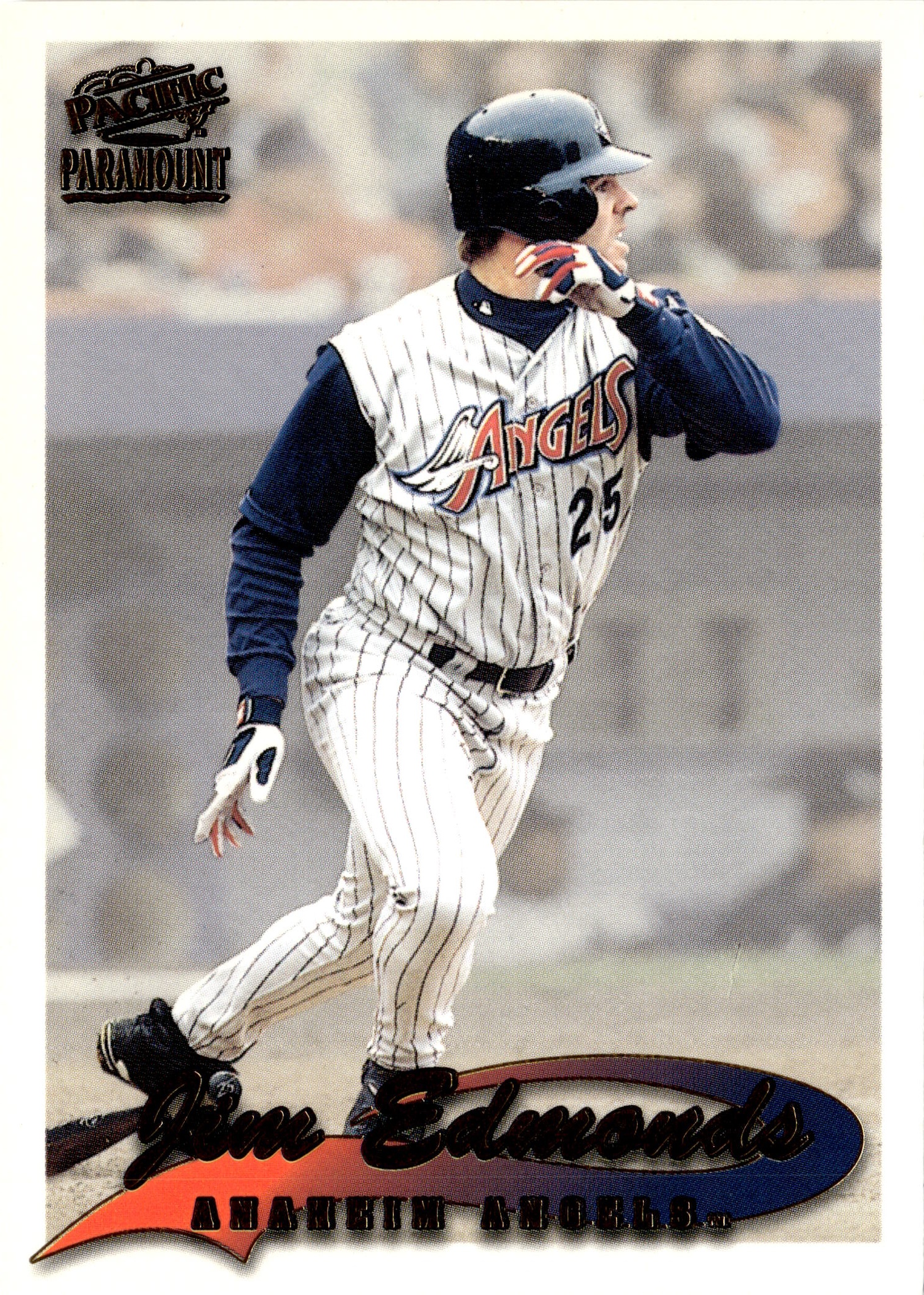 1999 Pacific Paramount Jim Edmonds graded slab