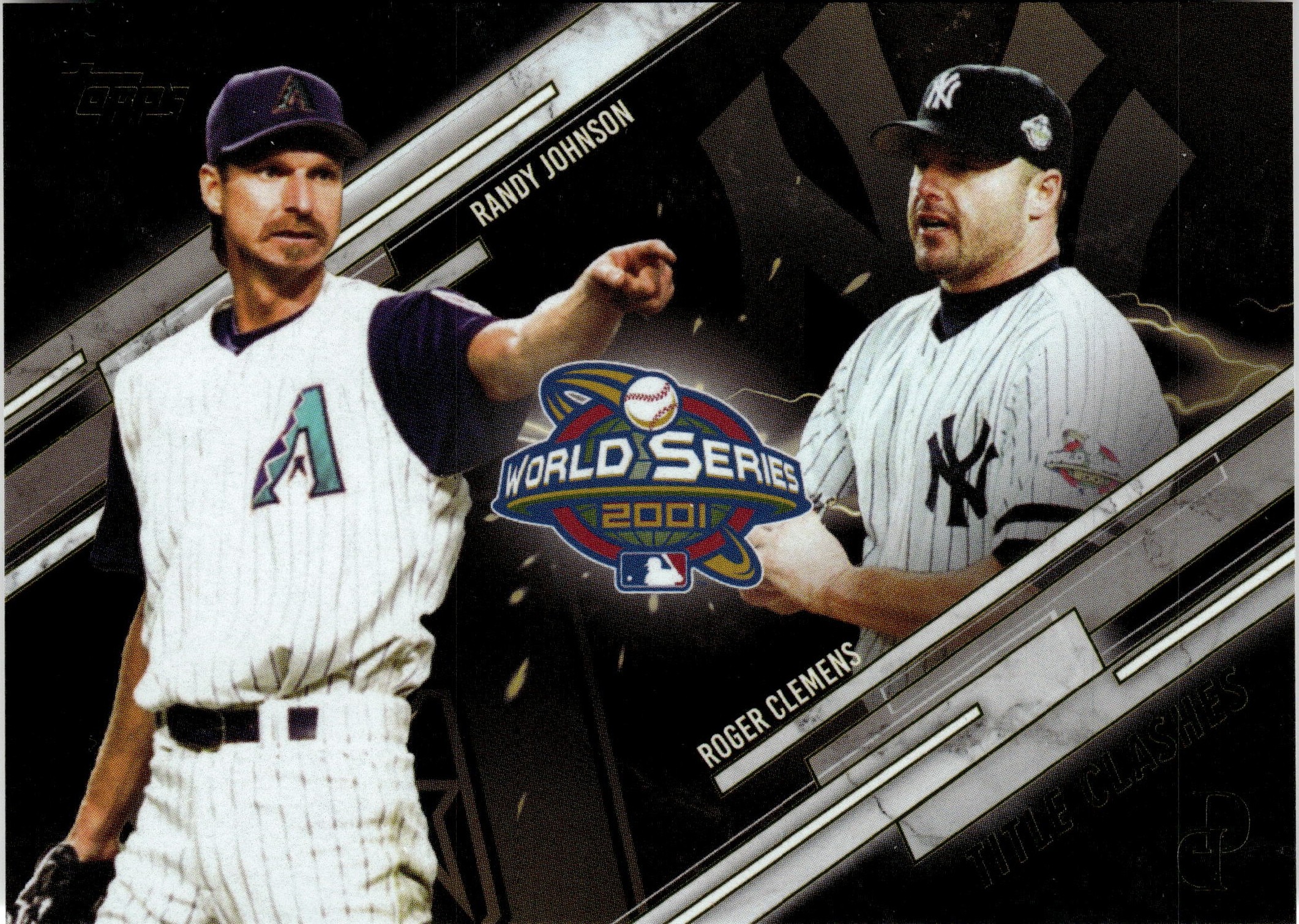 2024 Topps Update Series Randy Johnson, Roger Clemens graded slab