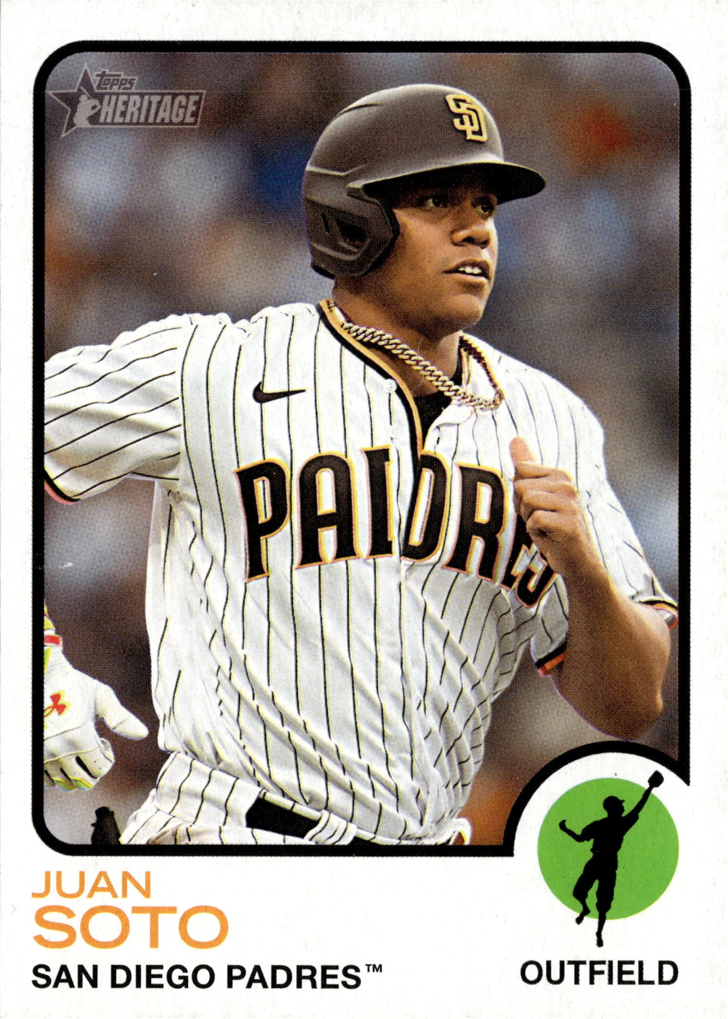 2022 Topps Heritage Juan Soto graded slab