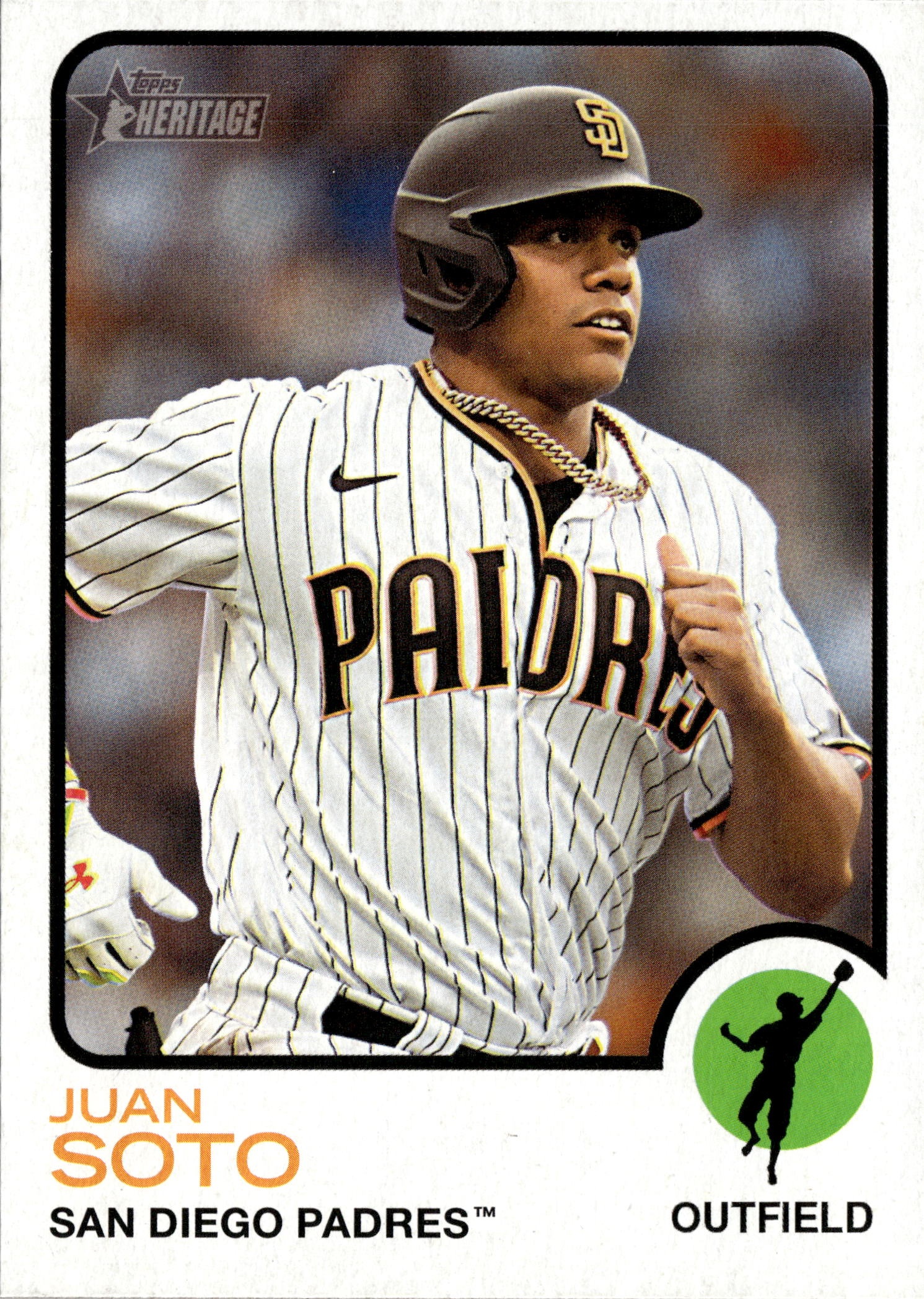 2022 Topps Heritage Juan Soto graded slab