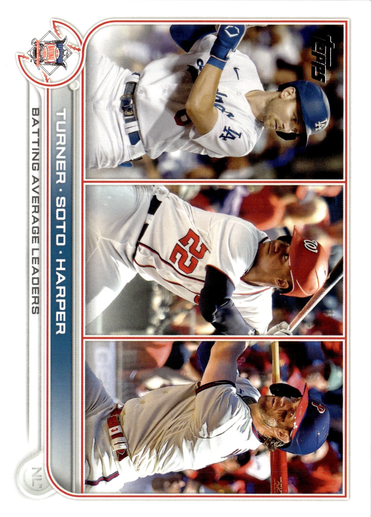 Bryce Harper, Juan Soto, Trea Turner graded slab