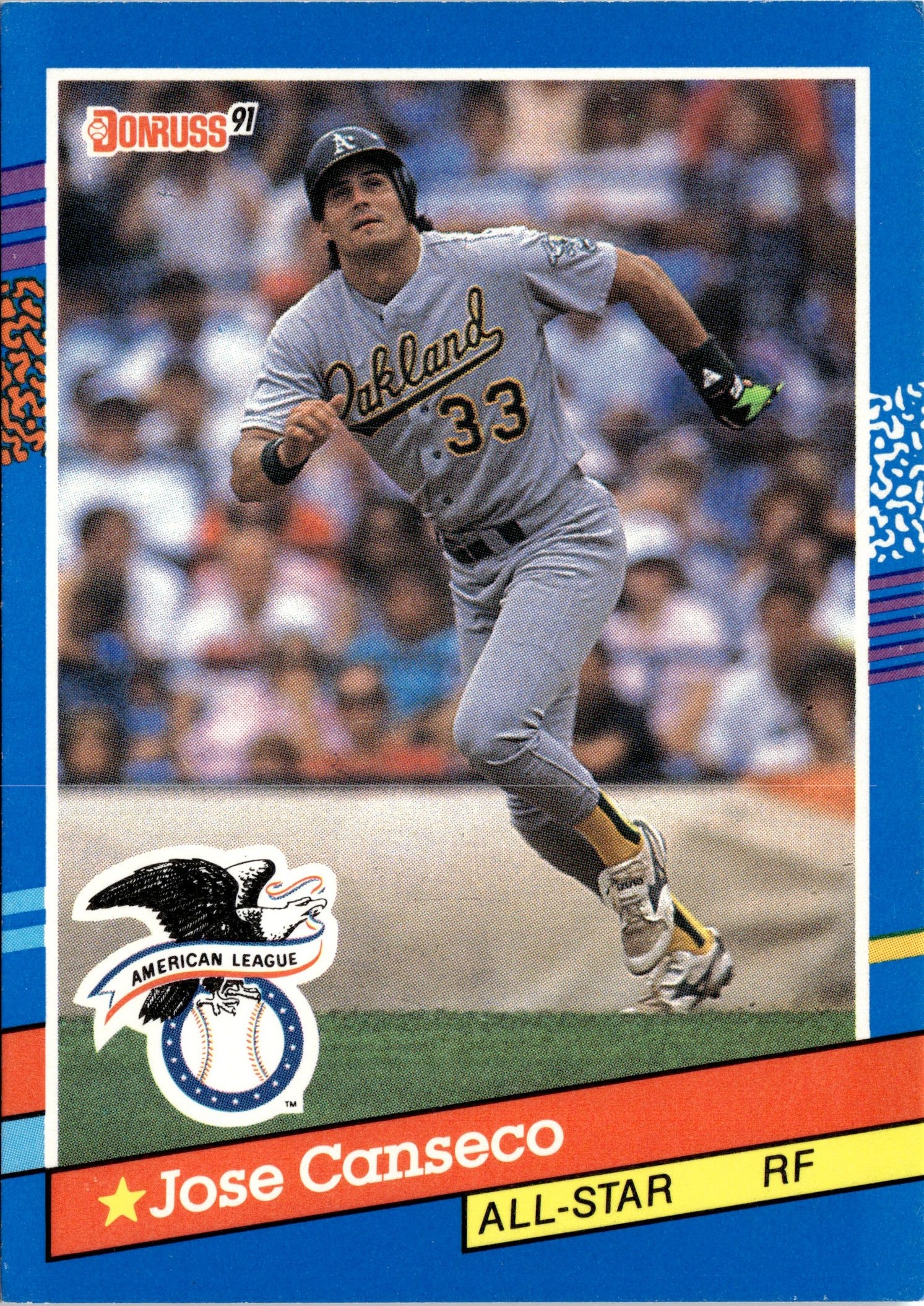 1990 Donruss Jose Canseco graded slab