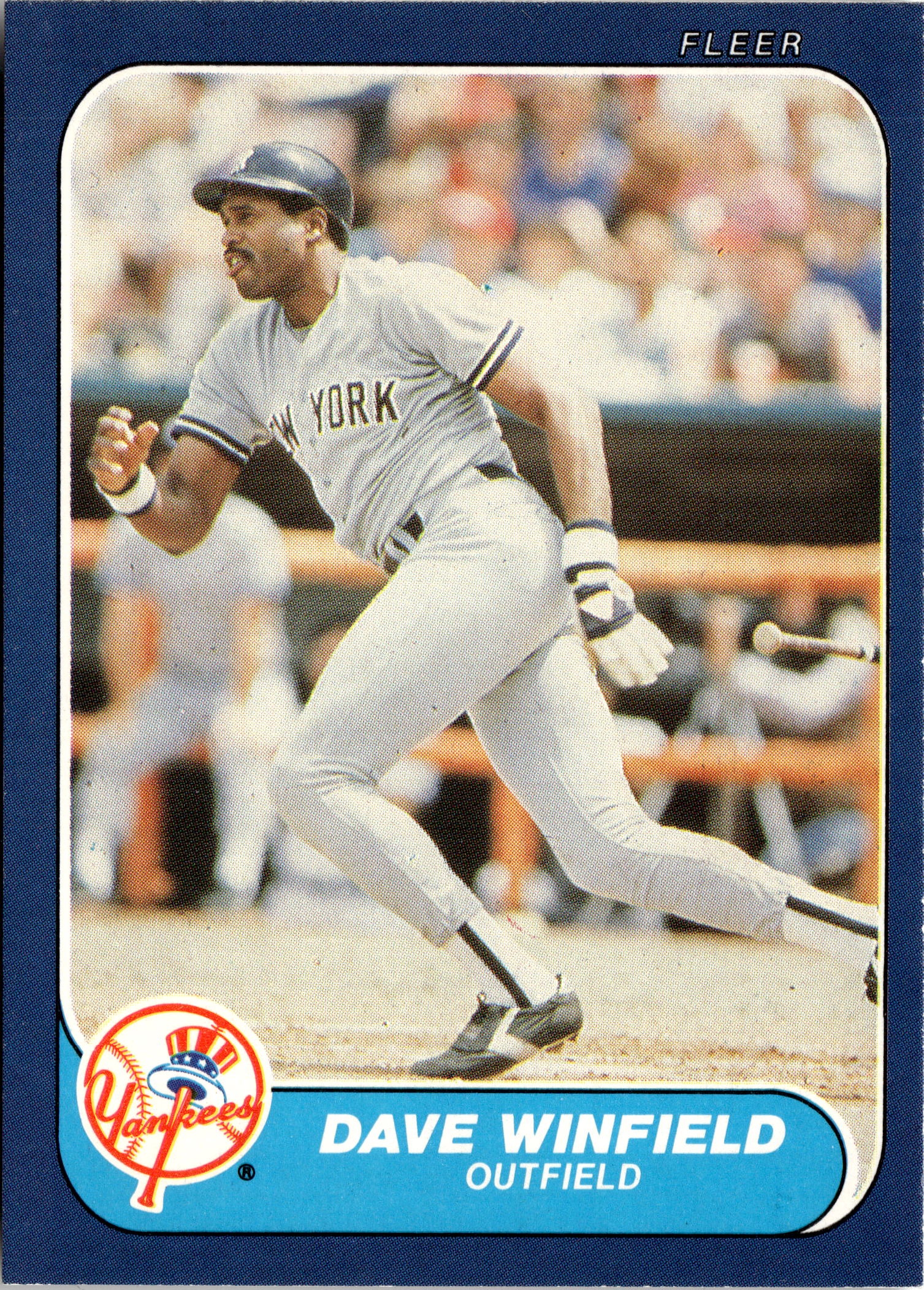 1986 Fleer Dave Winfield graded slab
