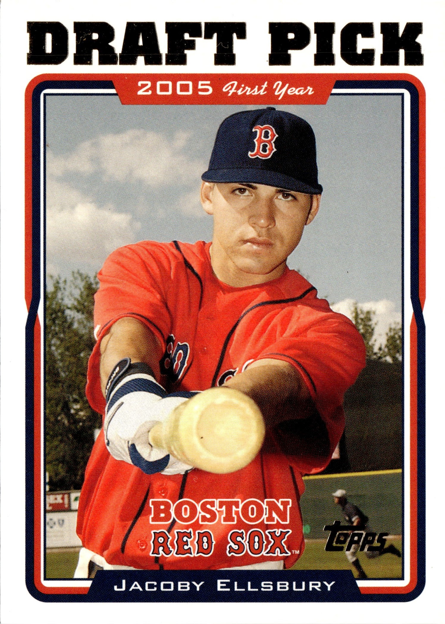 2005 Topps Jacoby Ellsbury graded slab