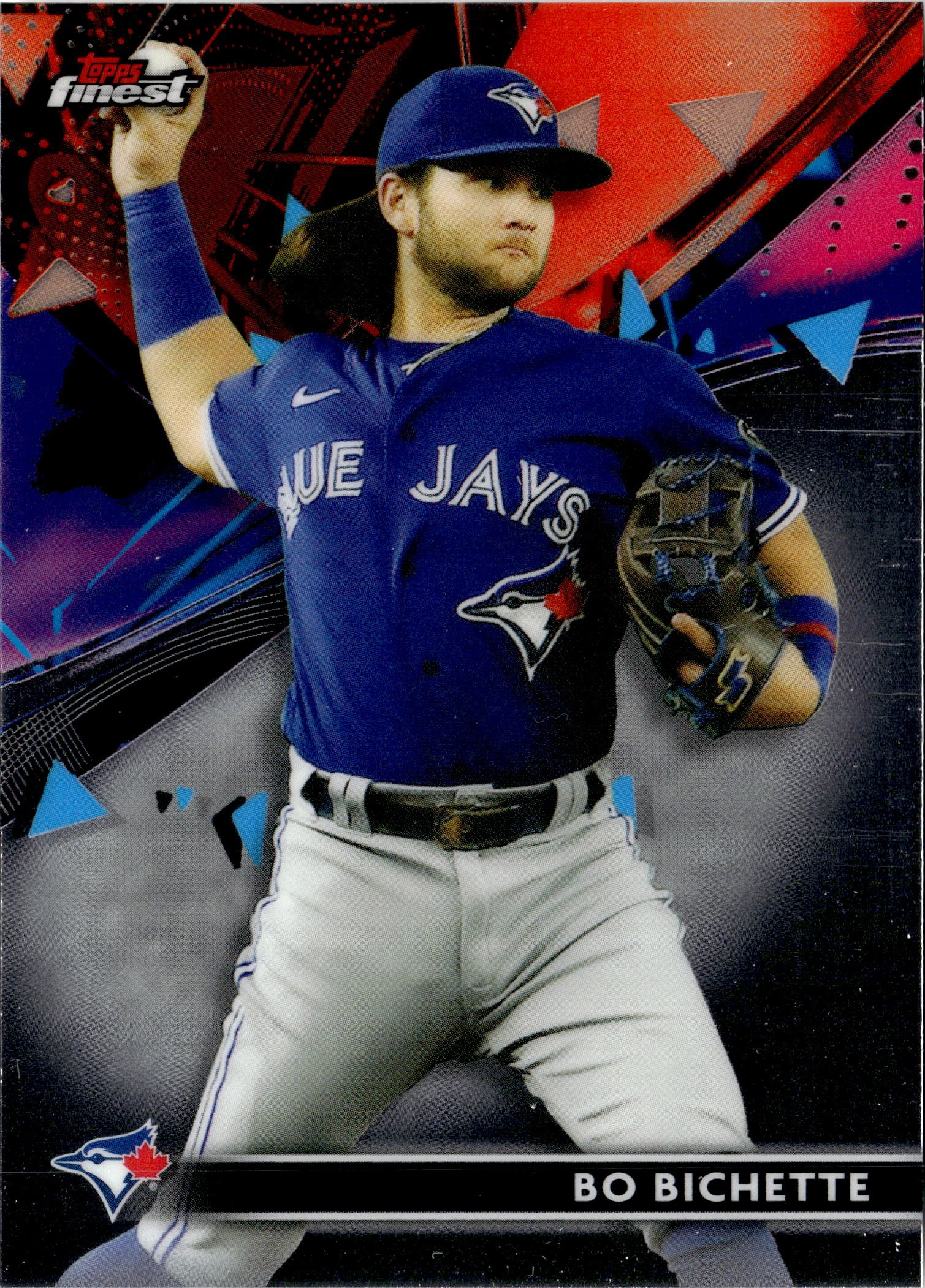 2021 Topps Finest Bo Bichette graded slab