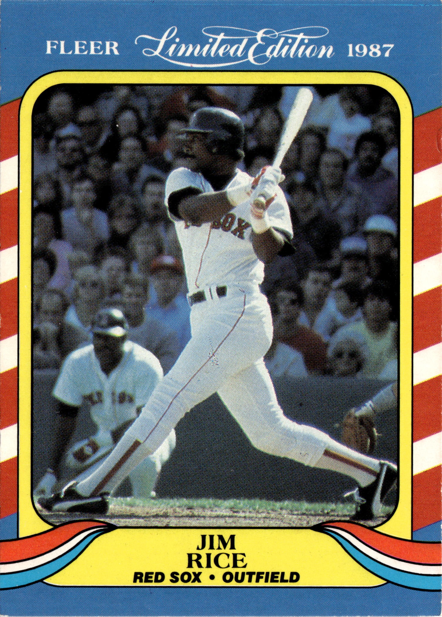 1987 Fleer Limited Edition Jim Rice graded slab