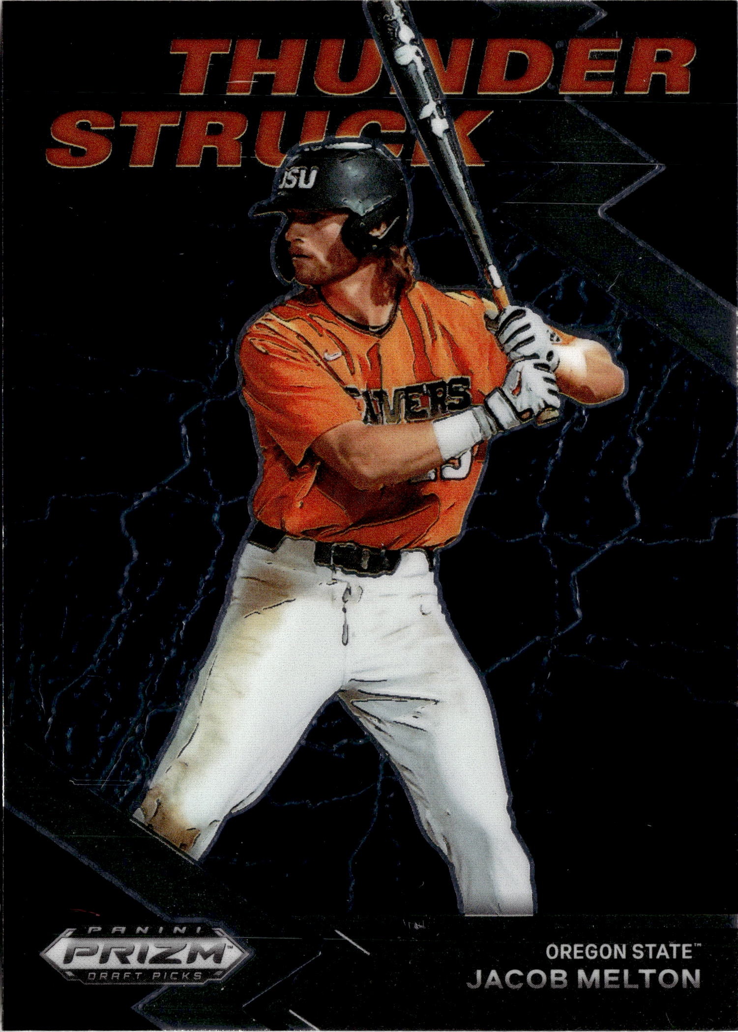 2022 Prizm Draft Picks Jacob Melton graded slab