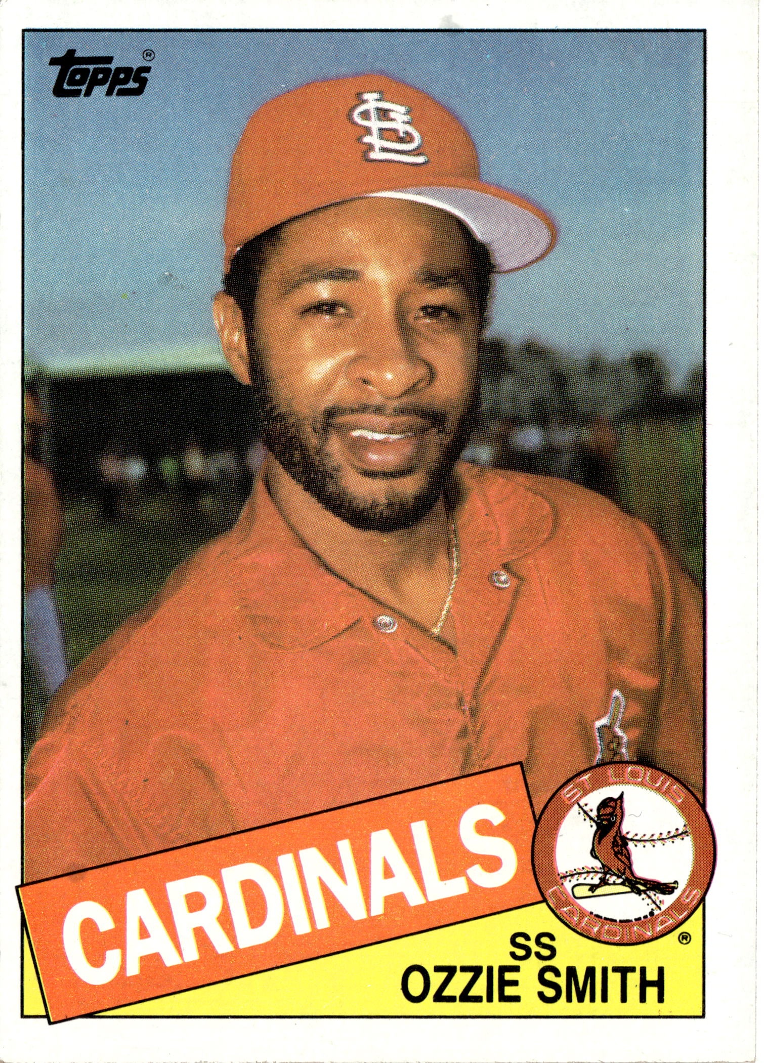 1985 Topps Ozzie Smith graded slab