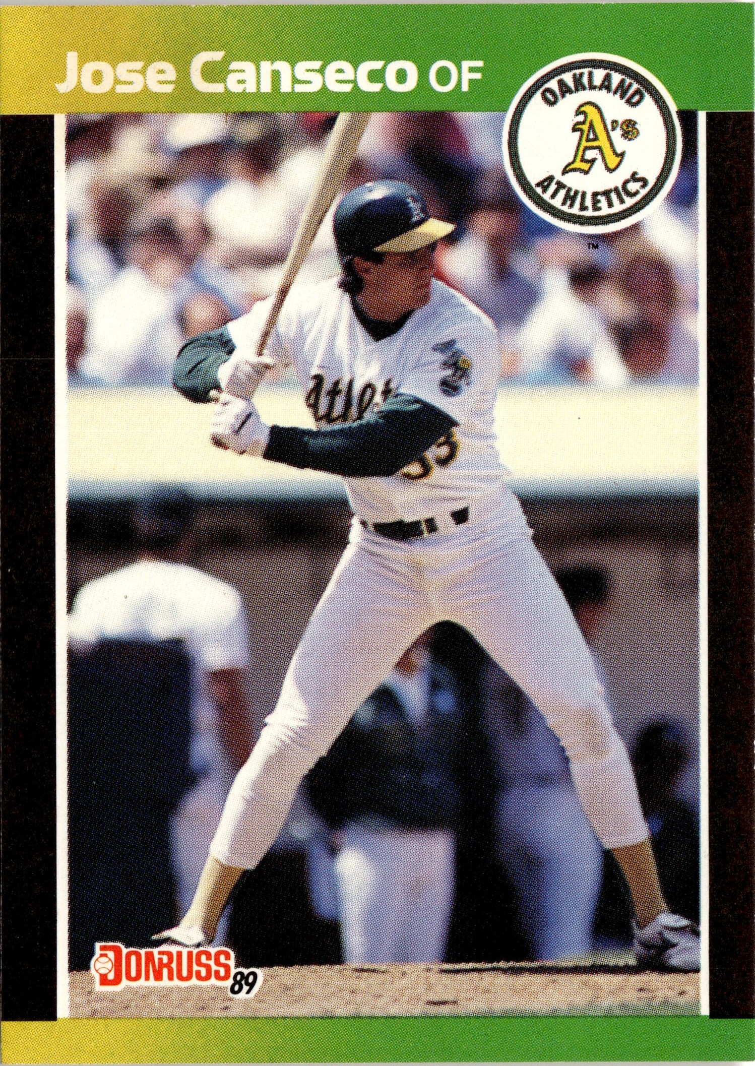 1988 Donruss Jose Canseco graded slab