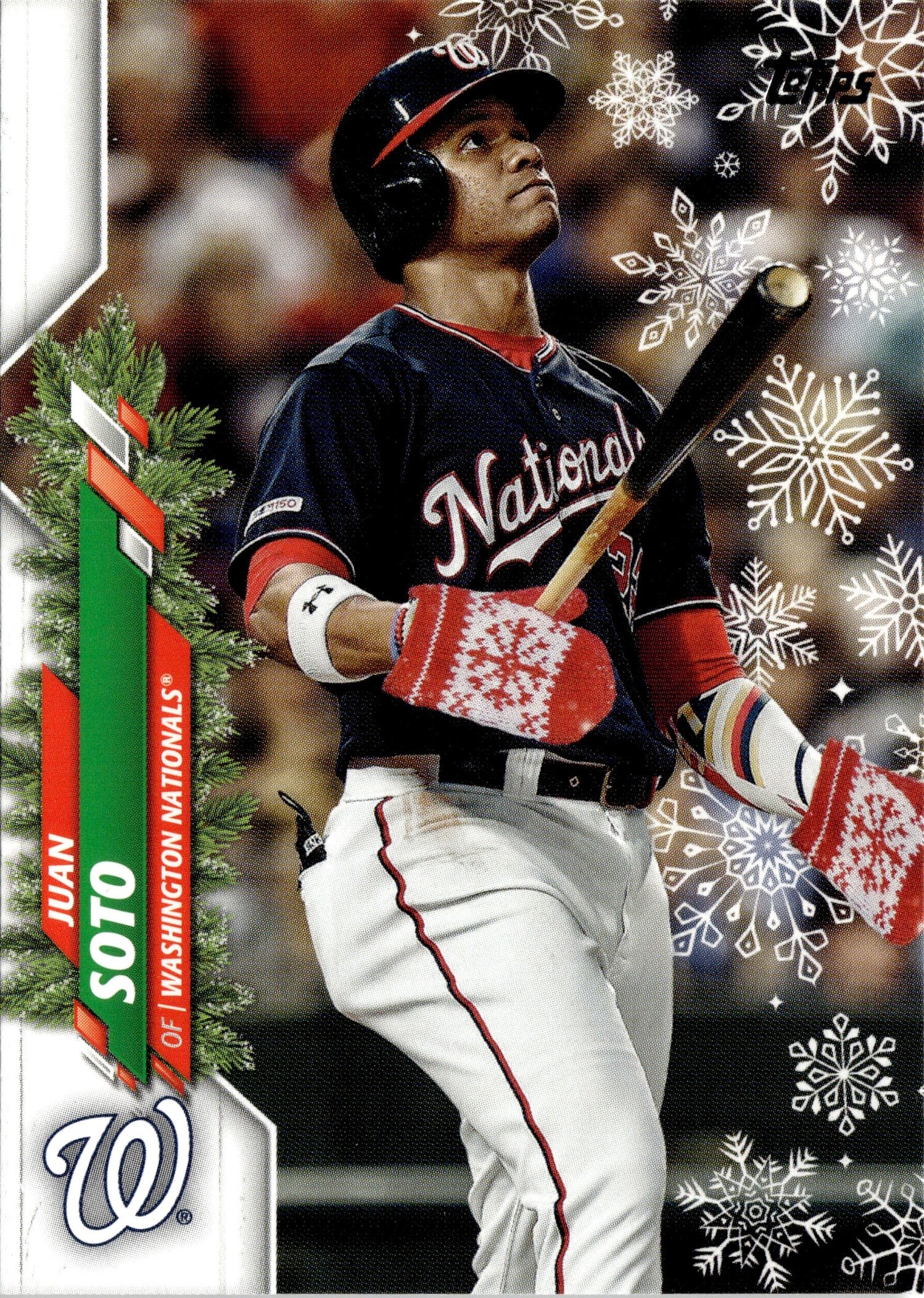 2020 Topps Holiday Juan Soto graded slab