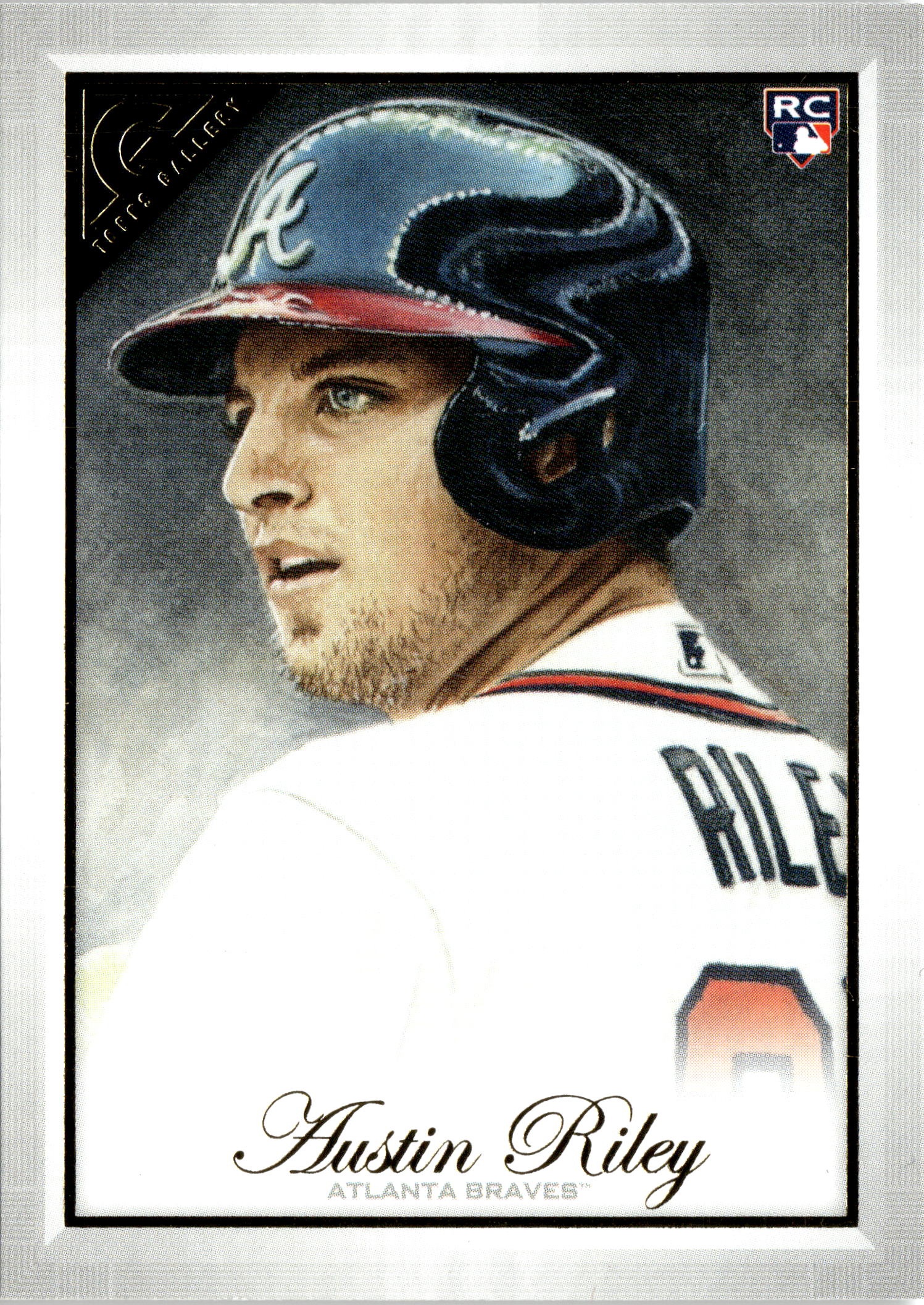 2019 Topps Gallery Austin Riley graded slab