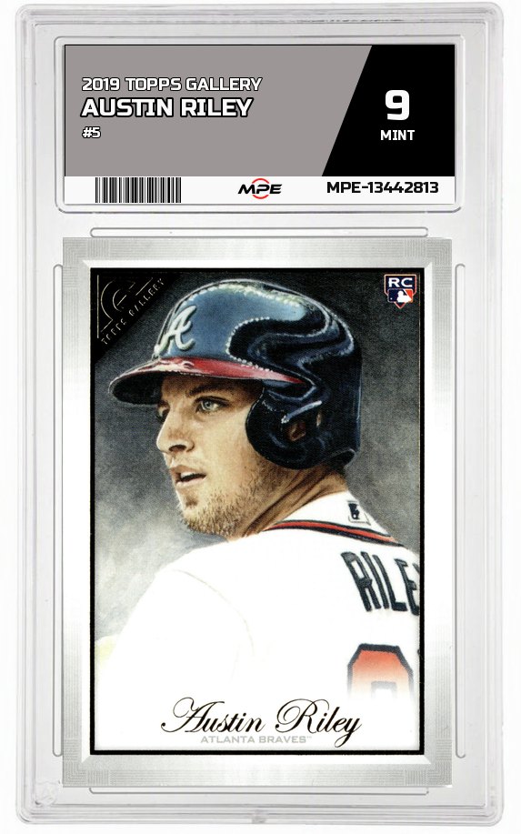 2019 TOPPS GALLERY #5 AUSTIN RILEY MPE 9 MINT — graded card auctioned from the MPE vault