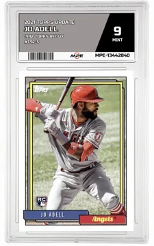 2021 TOPPS UPDATE 1992 TOPPS REDUX #T92-5 JO ADELL MPE 9 MINT — graded card up for auction