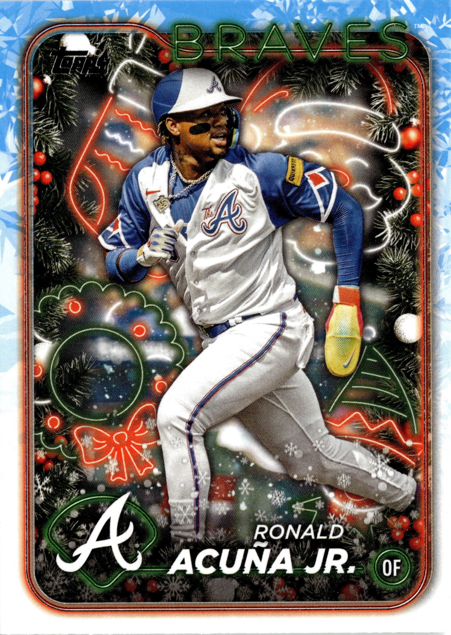 2024 Topps Holiday Ronald Acuña Jr. graded slab
