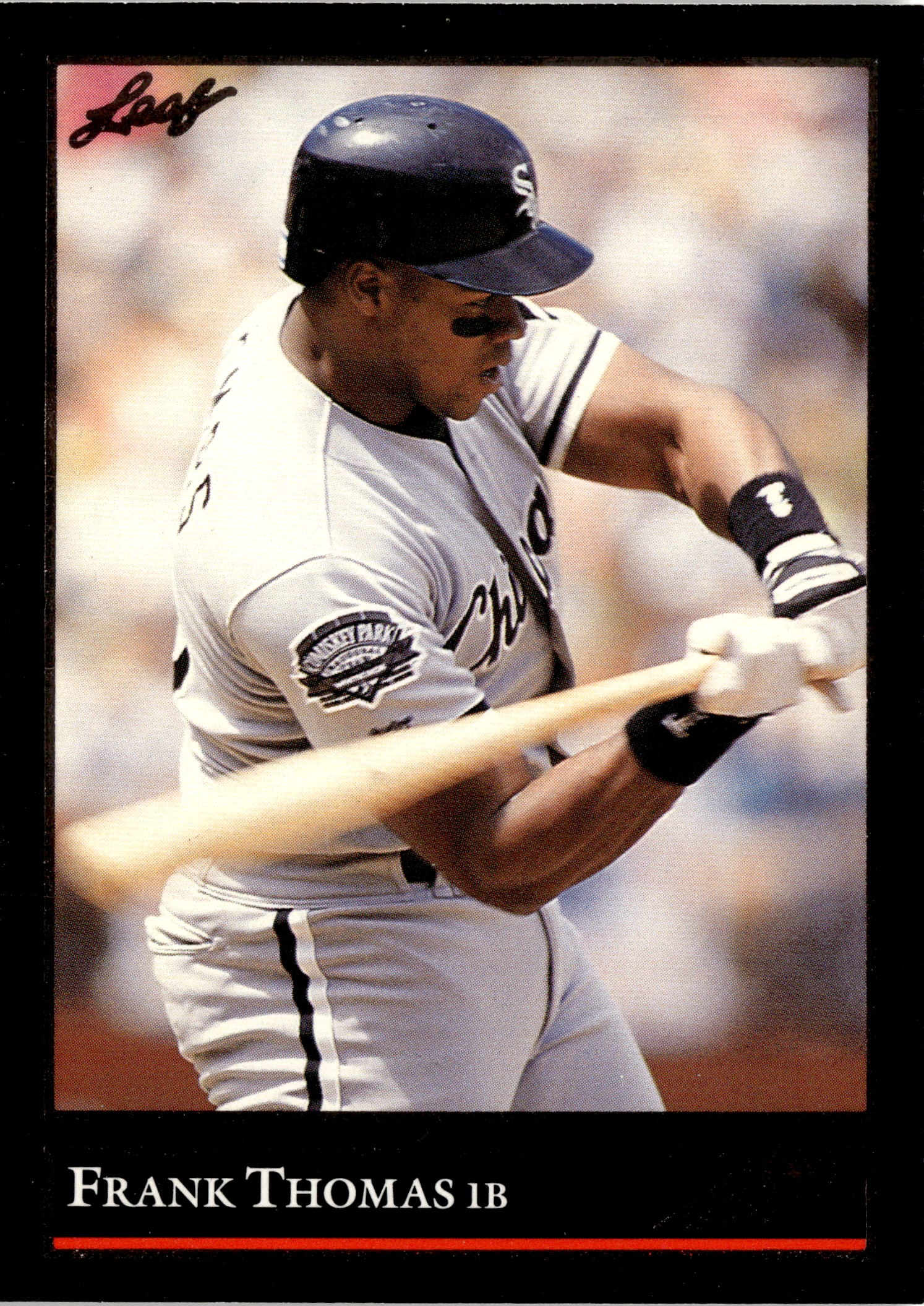 1992 Leaf Frank Thomas graded slab