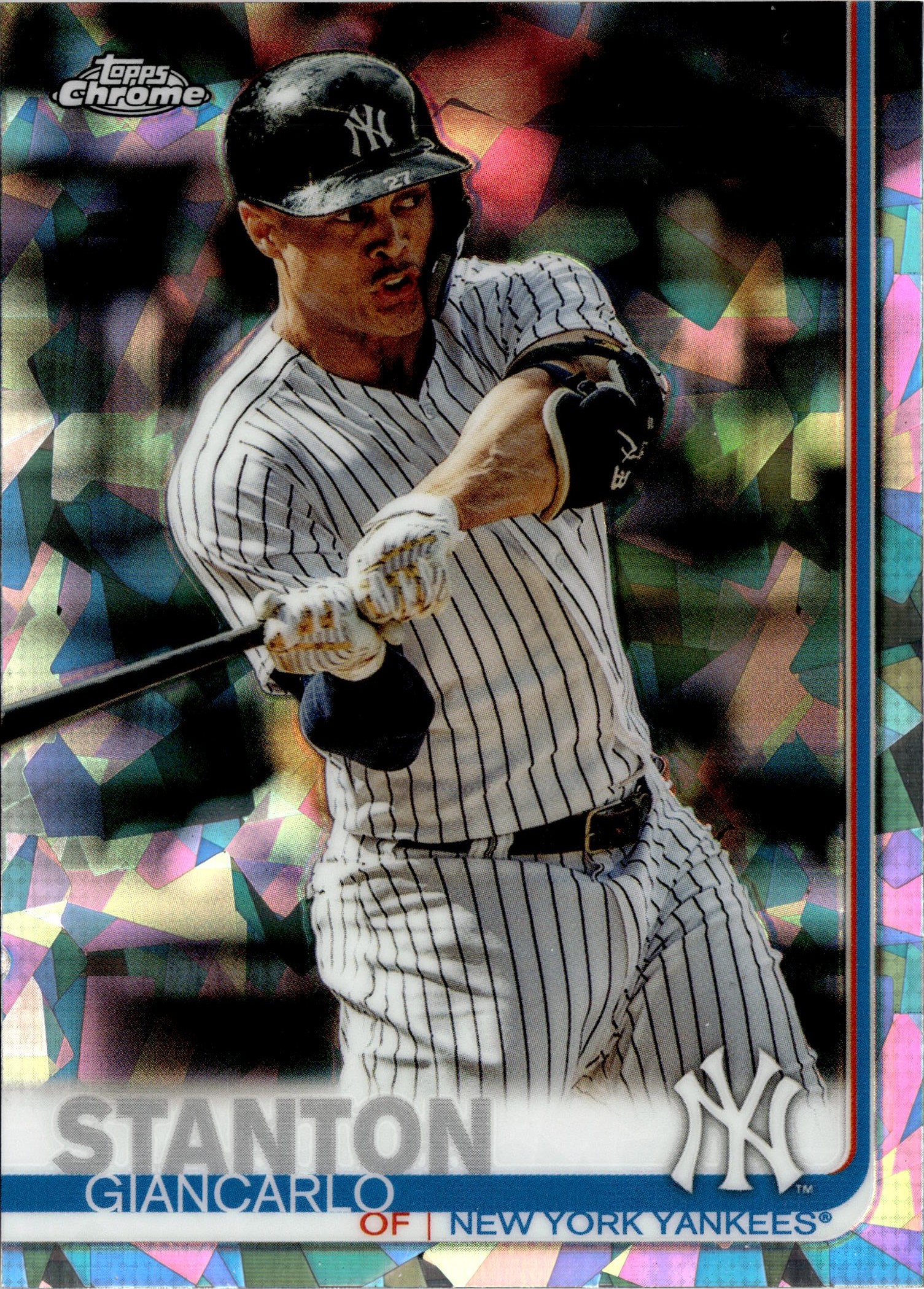 2025 Topps Chrome Giancarlo Stanton graded slab