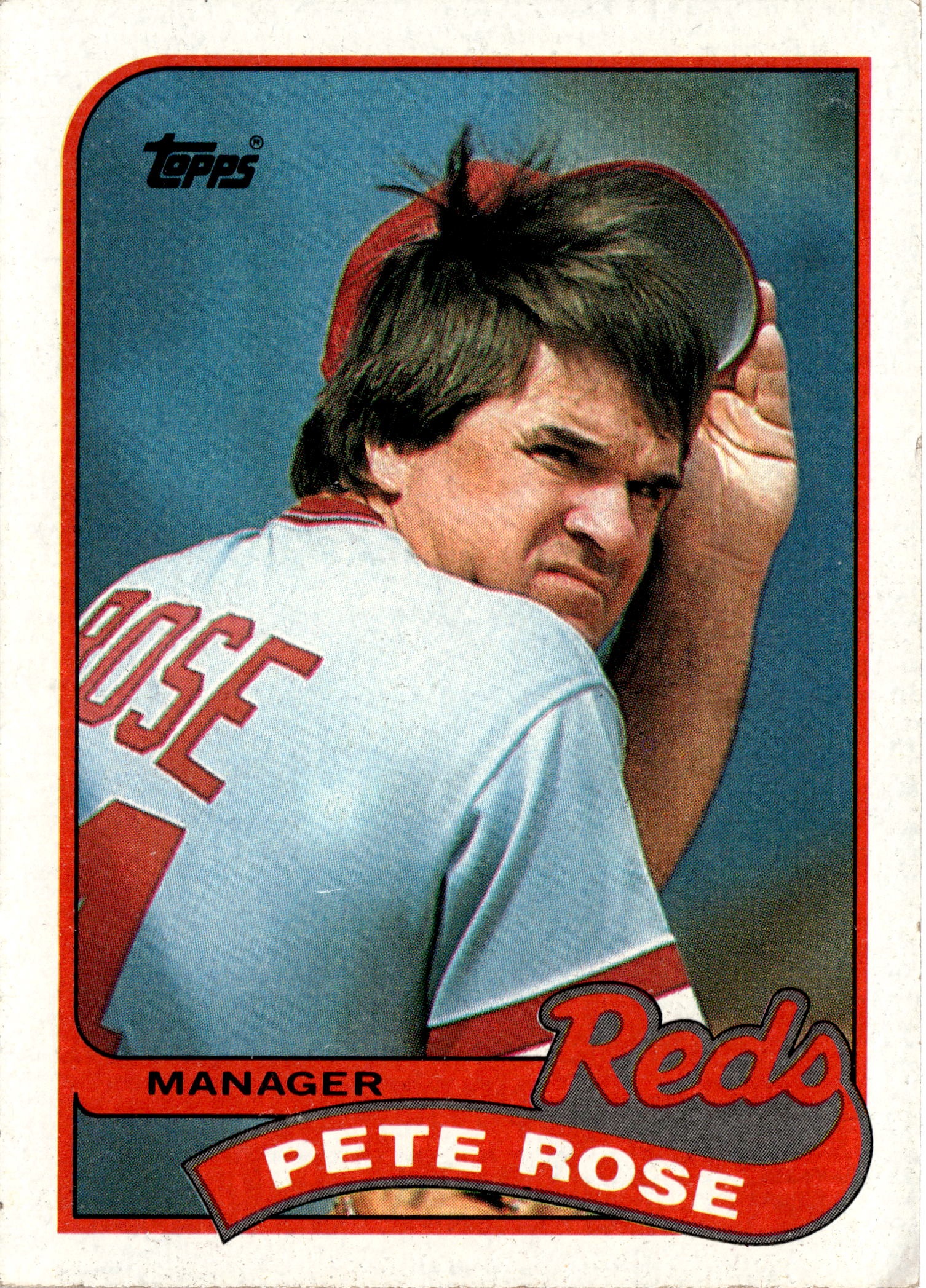 1989 Topps Pete Rose graded slab