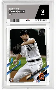 2021 TOPPS #321 CASEY MIZE MPE 9 MINT — graded card up for auction