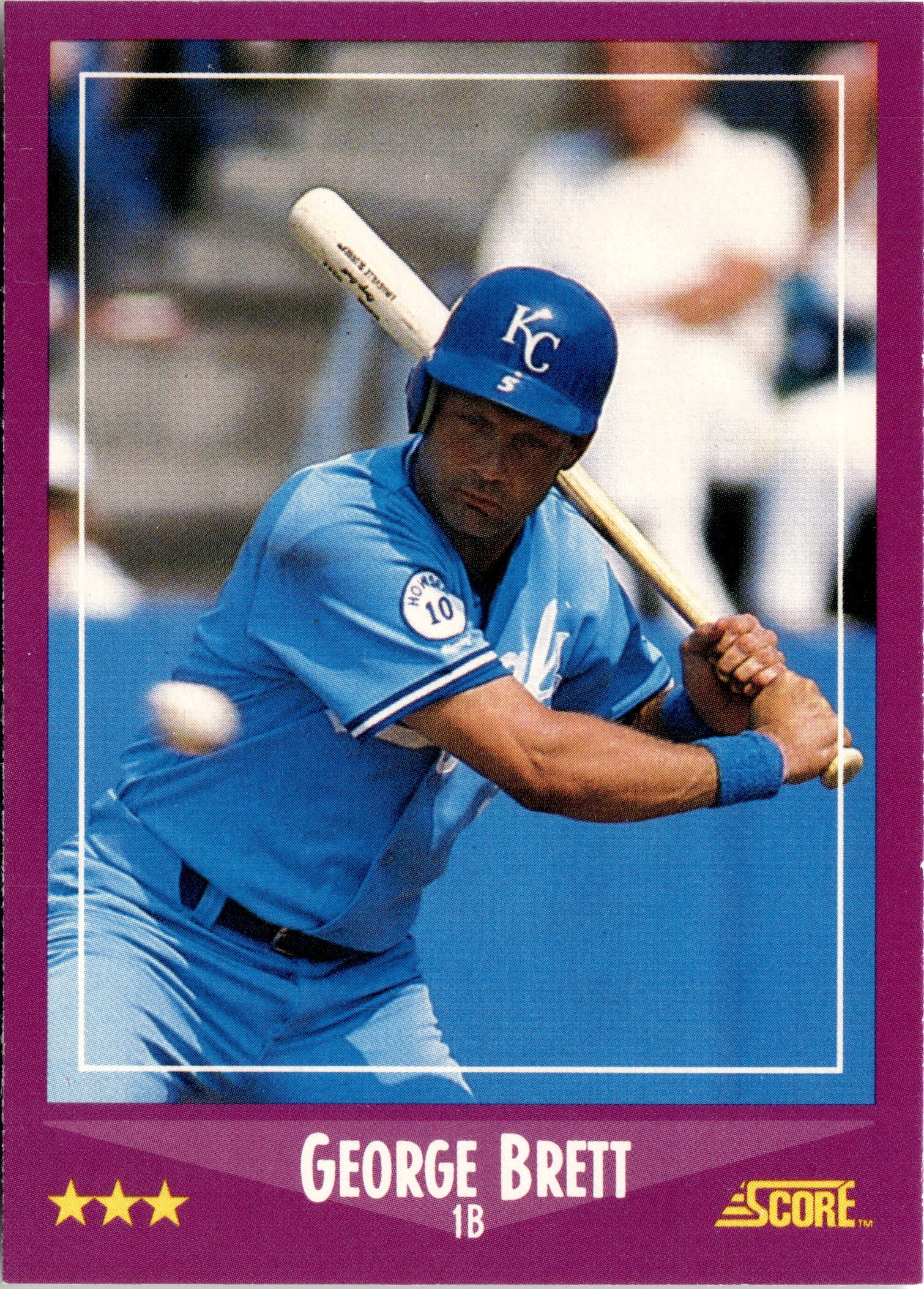 1988 Score George Brett graded slab