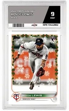 2022 TOPPS HOLIDAY #HW94 ROYCE LEWIS MPE 9 MINT — graded card up for auction
