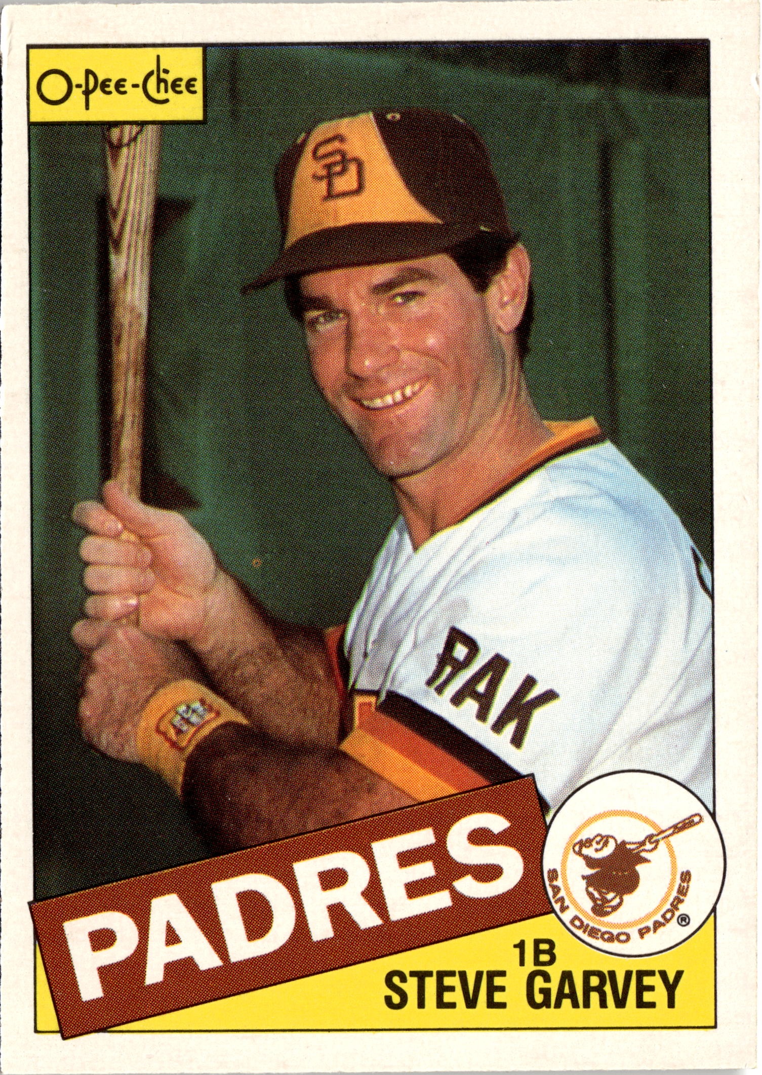 1985 Topps Steve Garvey graded slab