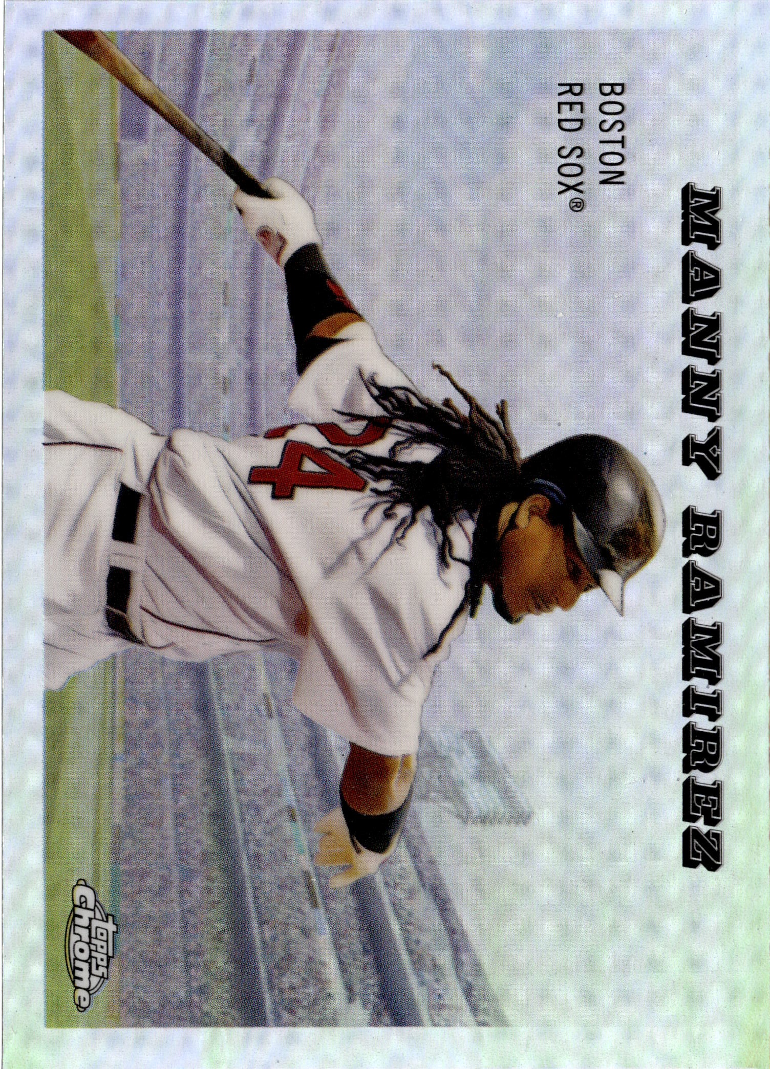 2025 Topps Chrome Platinum Manny Ramirez graded slab