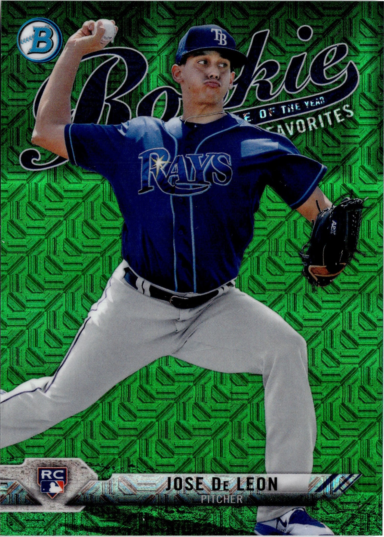 2017 Bowman Jose De Leon graded slab