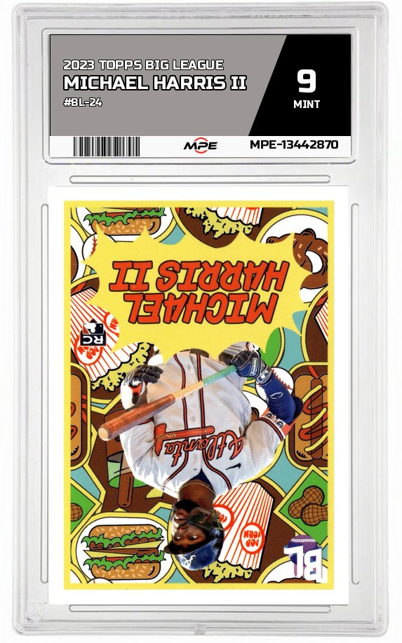 2023 TOPPS BIG LEAGUE #BL-24 MICHAEL HARRIS II MPE 9 MINT — graded card auctioned from the MPE vault