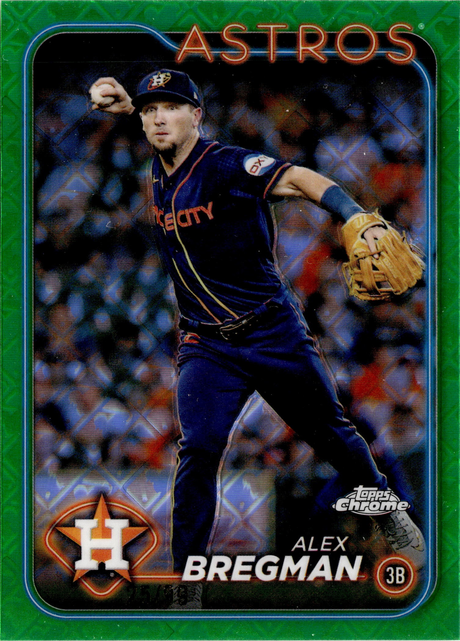 2024 Topps Chrome Alex Bregman graded slab