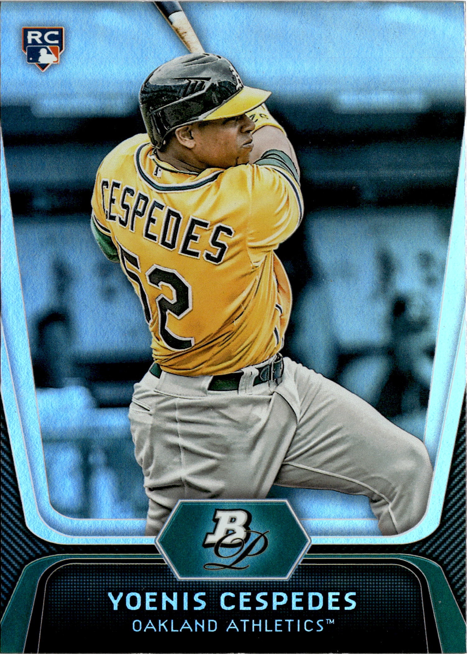 2012 Bowman Platinum Yoenis Cespedes graded slab
