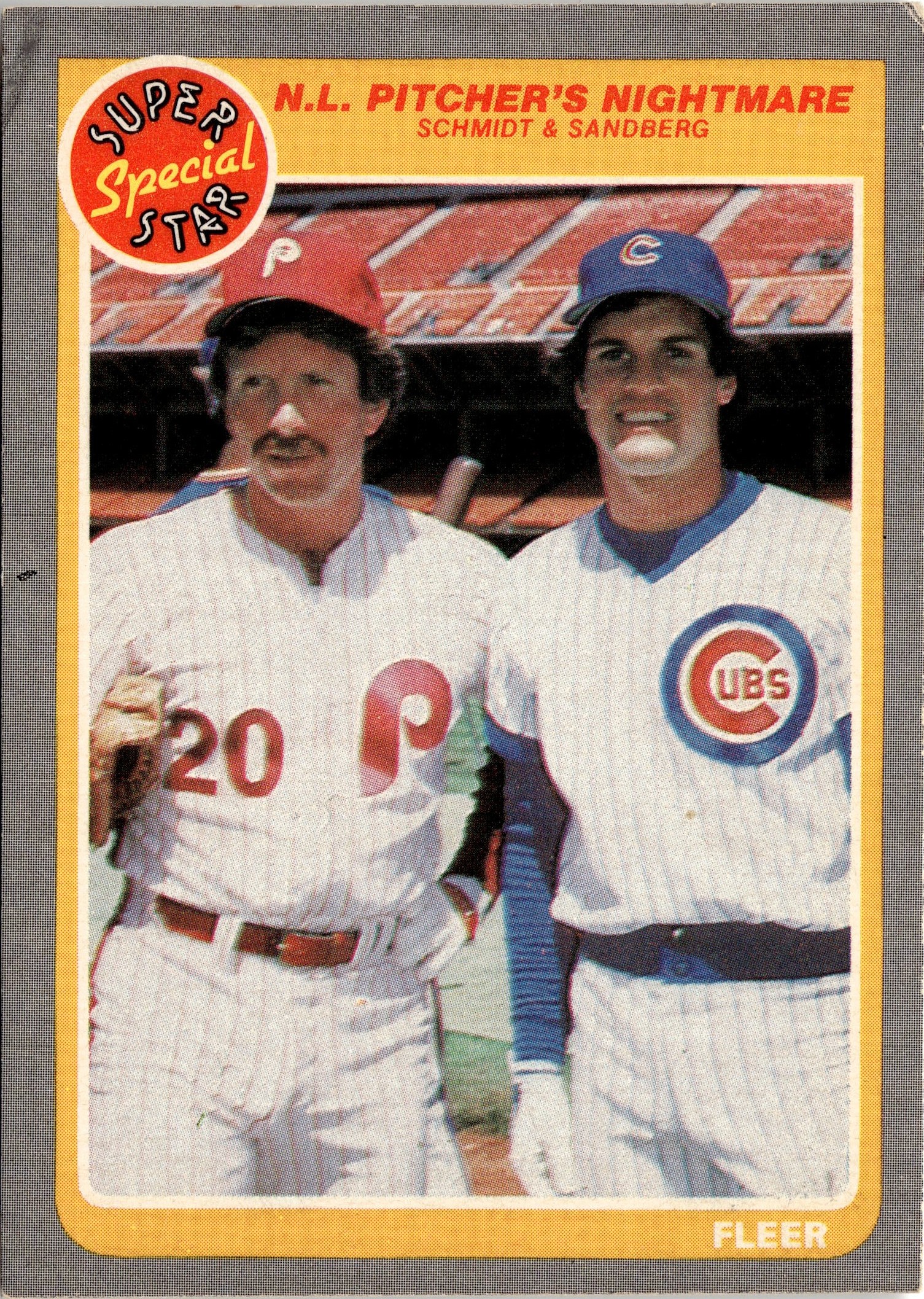 Mike Schmidt / Ryne Sandberg graded slab