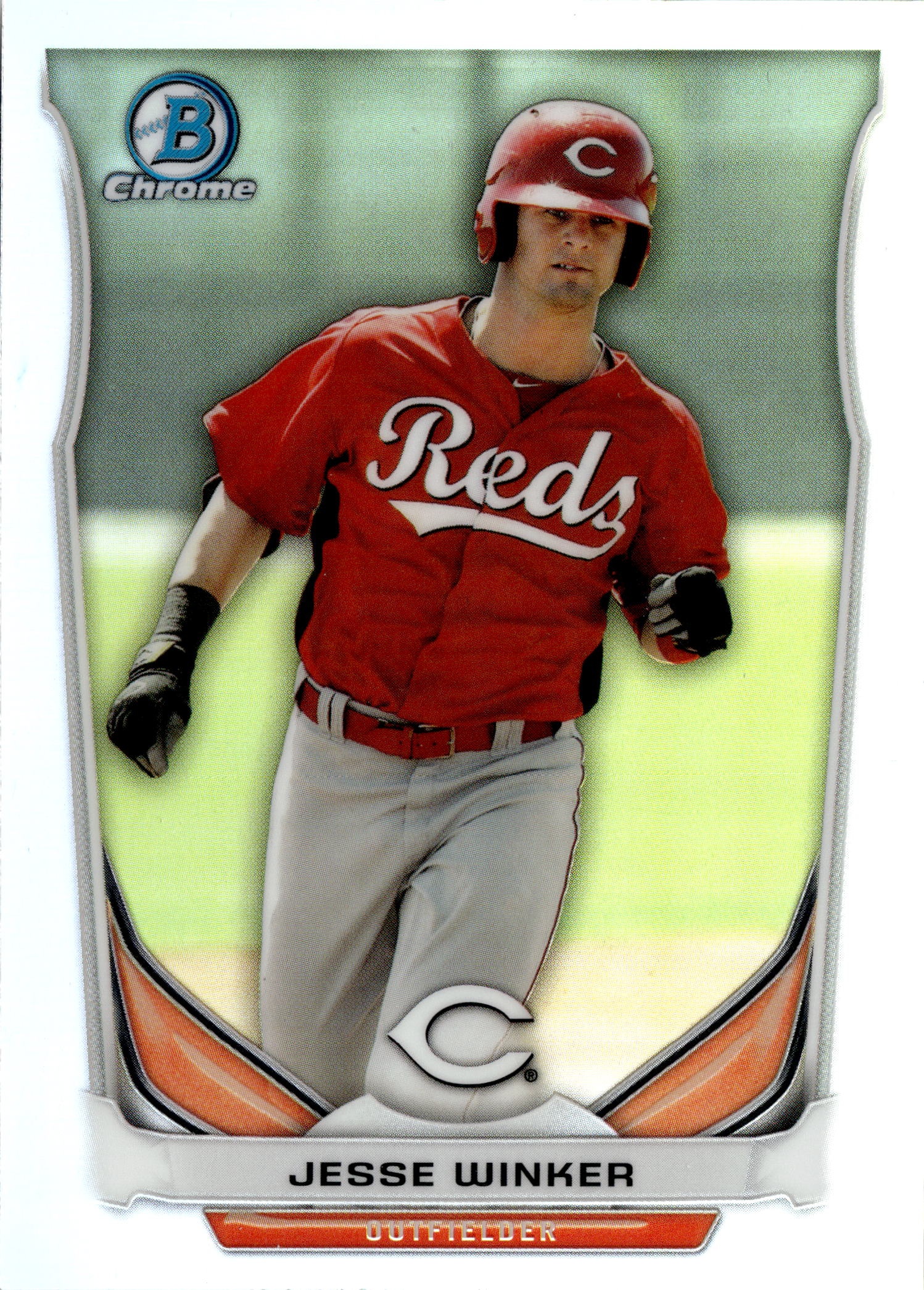 2014 Bowman Draft Picks & Prospects Chrome Jesse Winker graded slab
